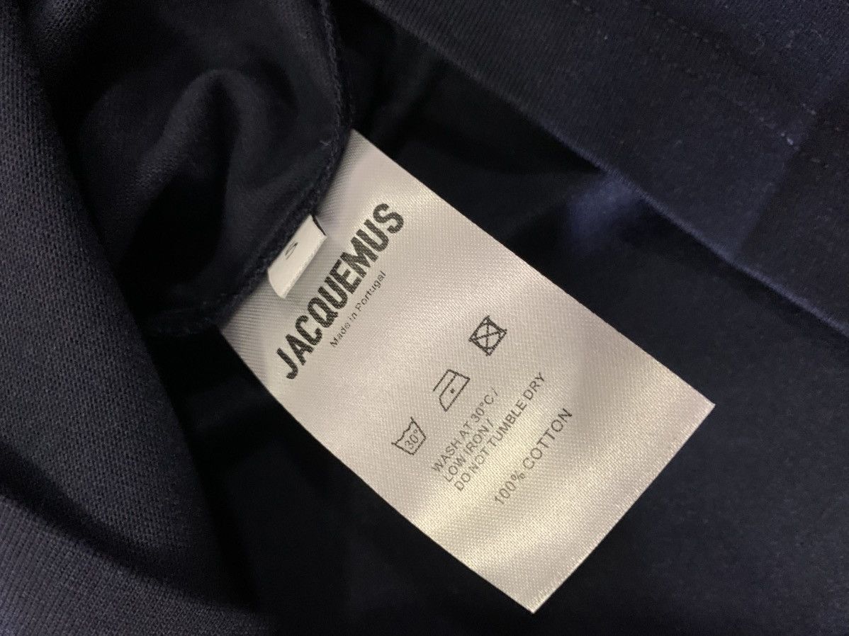 Jacquemus Jacquemus FW24 'mèru' Blue T-shirt With Fisherman Print Size US S / EU 44-46 / 1 - 5 Thumbnail