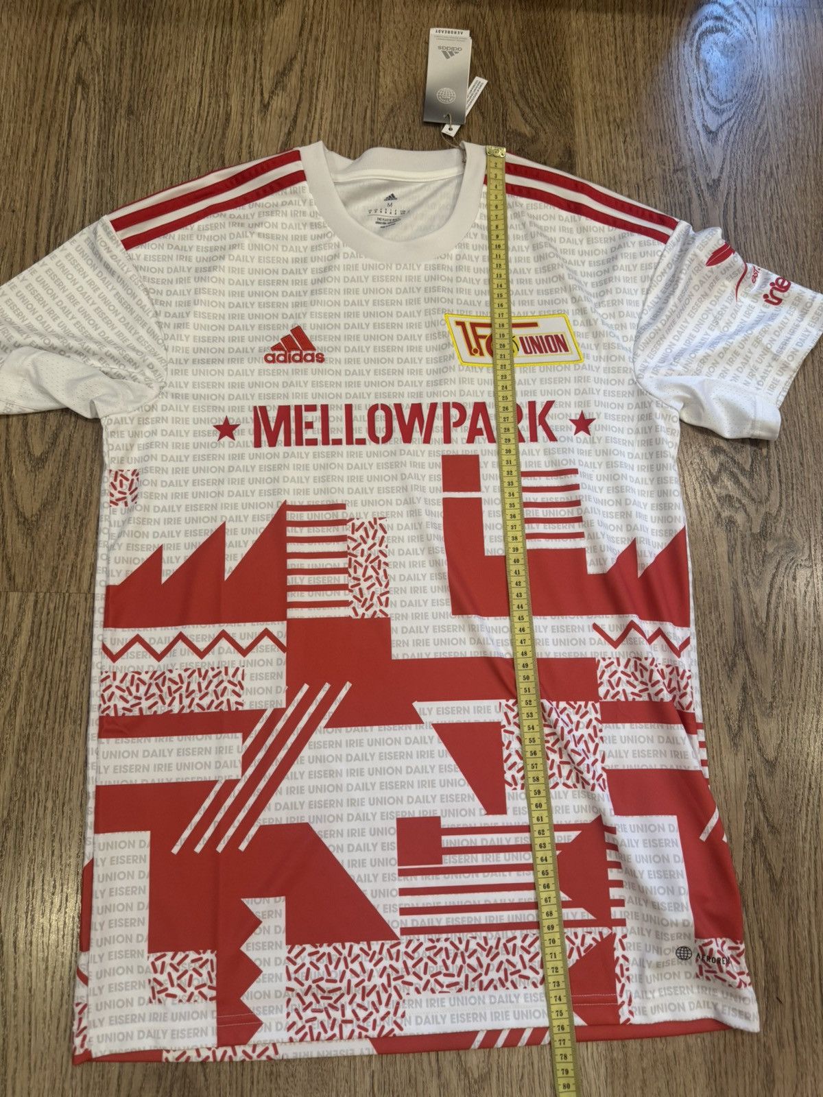 Adidas 1. FC UNION BERLIN 2022/2023 SHIRT SIZE M HI3295 ADIDAS Size US M / EU 48-50 / 2 - 2 Thumbnail