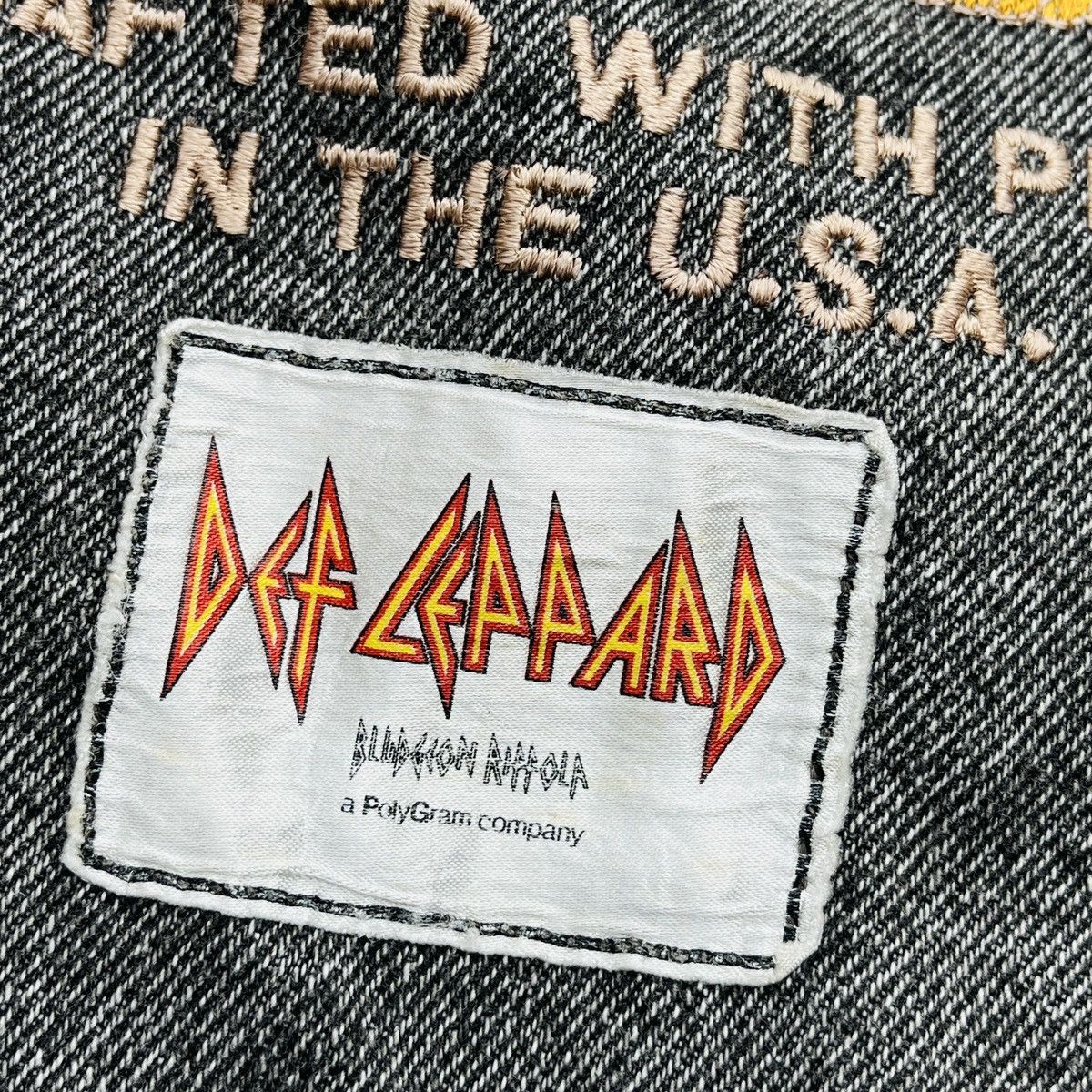 Def Leppard RARE VINTAGE SCHOTT X DEF LEPPARD DENIM TRUCKER JACKET 1979 Size US M / EU 48-50 / 2 - 16 Thumbnail
