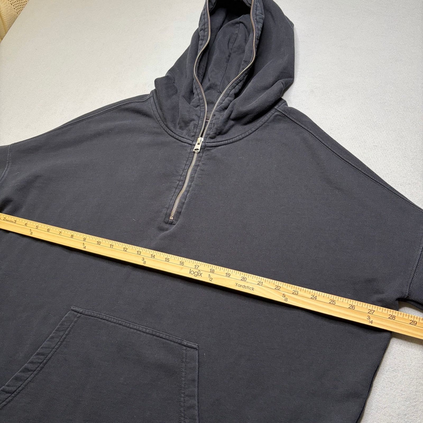 Allsaints AllSaints Oversized Hoodie Dress Womens Quarter Zip Pullover Size M / US 6-8 / IT 42-44 - 6 Thumbnail