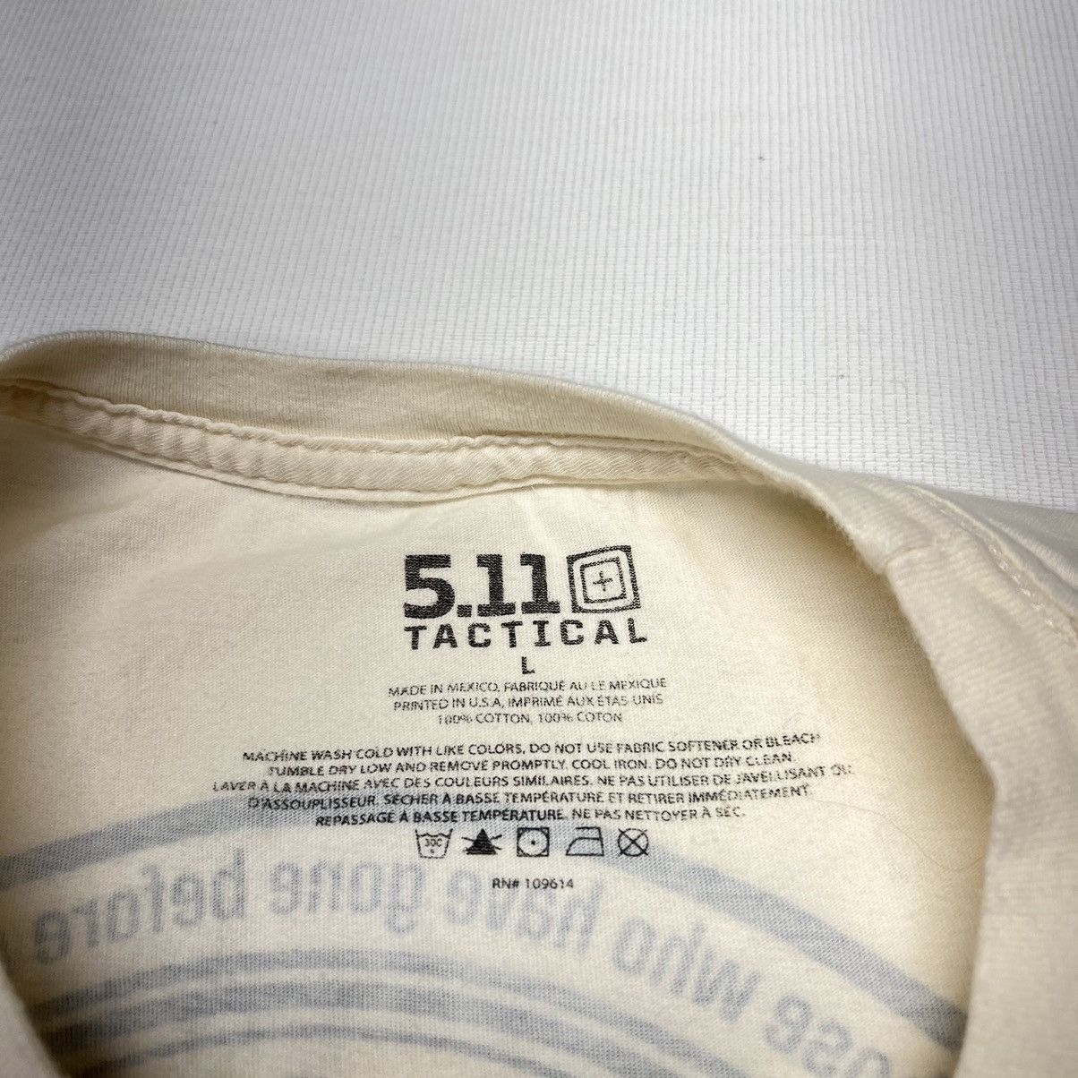 5.11 5.11 Tactical Tee Shirt Ivory Graphic USA Patriotic Anchor Size US L / EU 52-54 / 3 - 5 Thumbnail