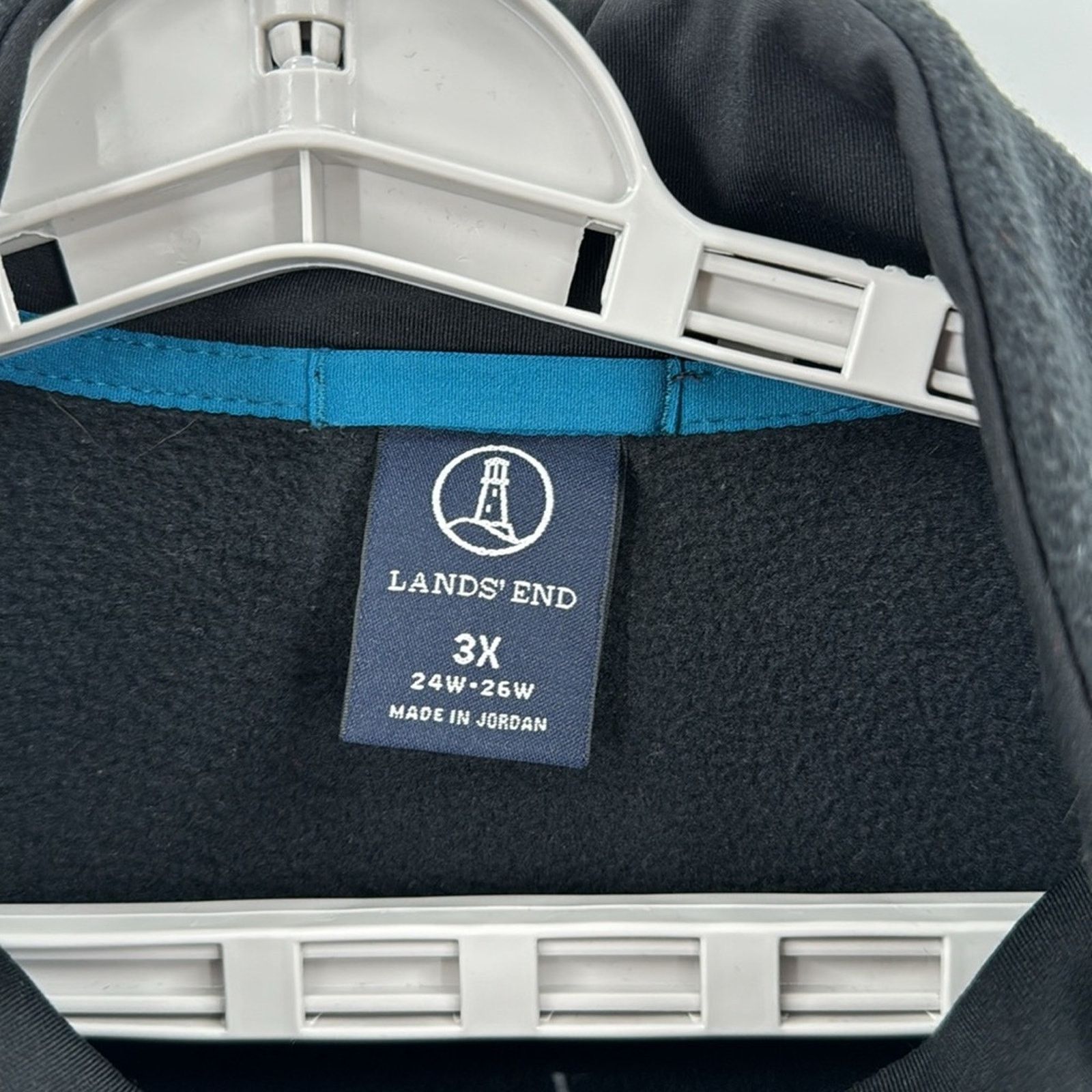 Lands' End Land’s End fleece full zip sweater black everyday size 3X Size 3XL / US 20-22 - 3 Thumbnail