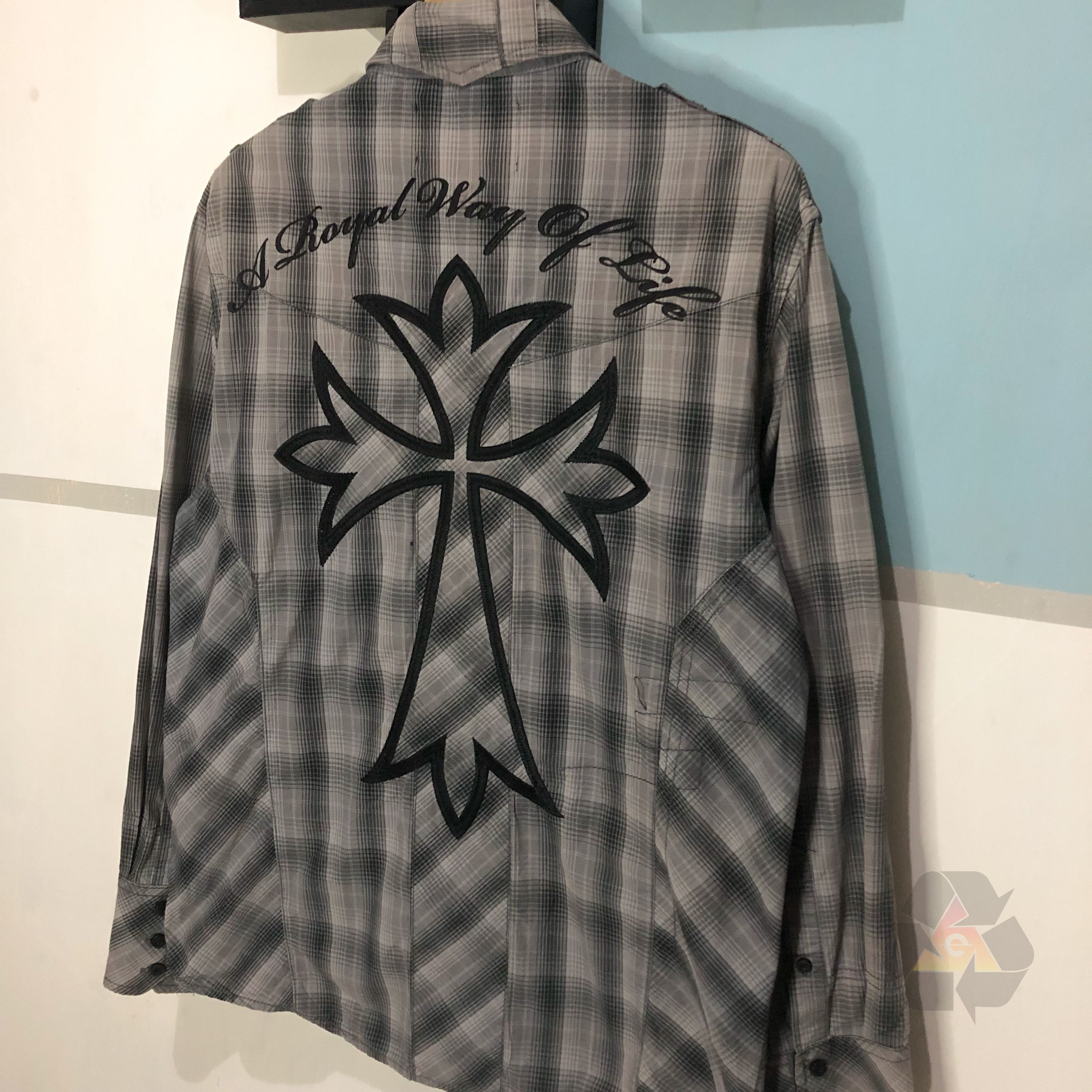 Other Vintage Rebel Spirit Long Sleeve Shirt Dead Stock Size US L / EU 52-54 / 3 - 13 Thumbnail