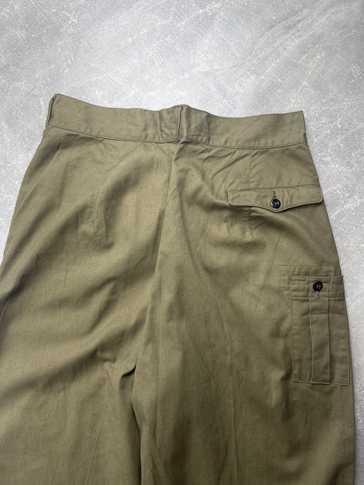 Other Vintage USSR Field Pants M39 Infantry Military Uniform Green Size US 36 / EU 52 - 16 Thumbnail