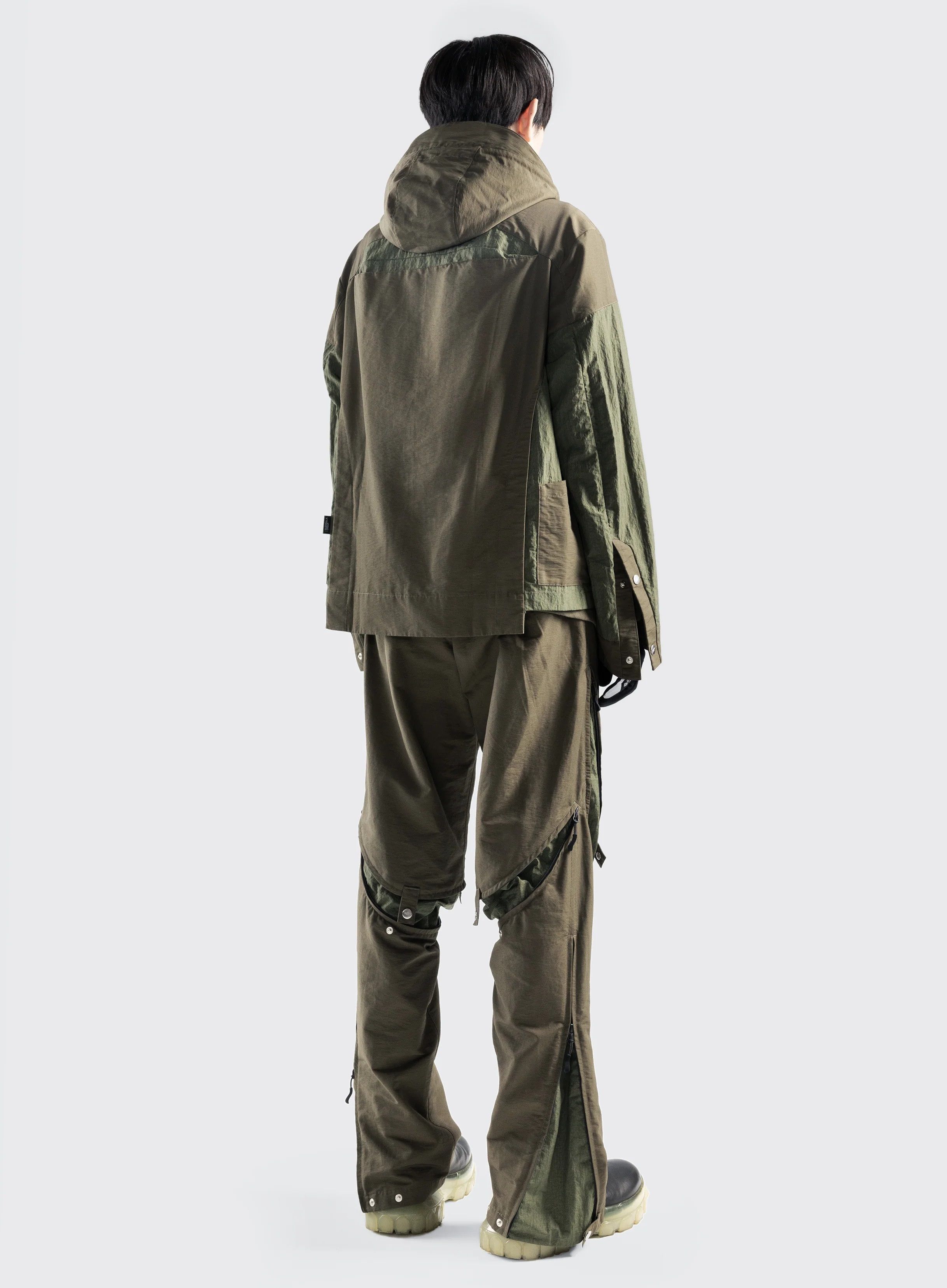 Guerrilla Group Guerrilla Group S5-JJ01 Olive 3-Way Blazer Jacket Size US L / EU 52-54 / 3 - 4 Thumbnail