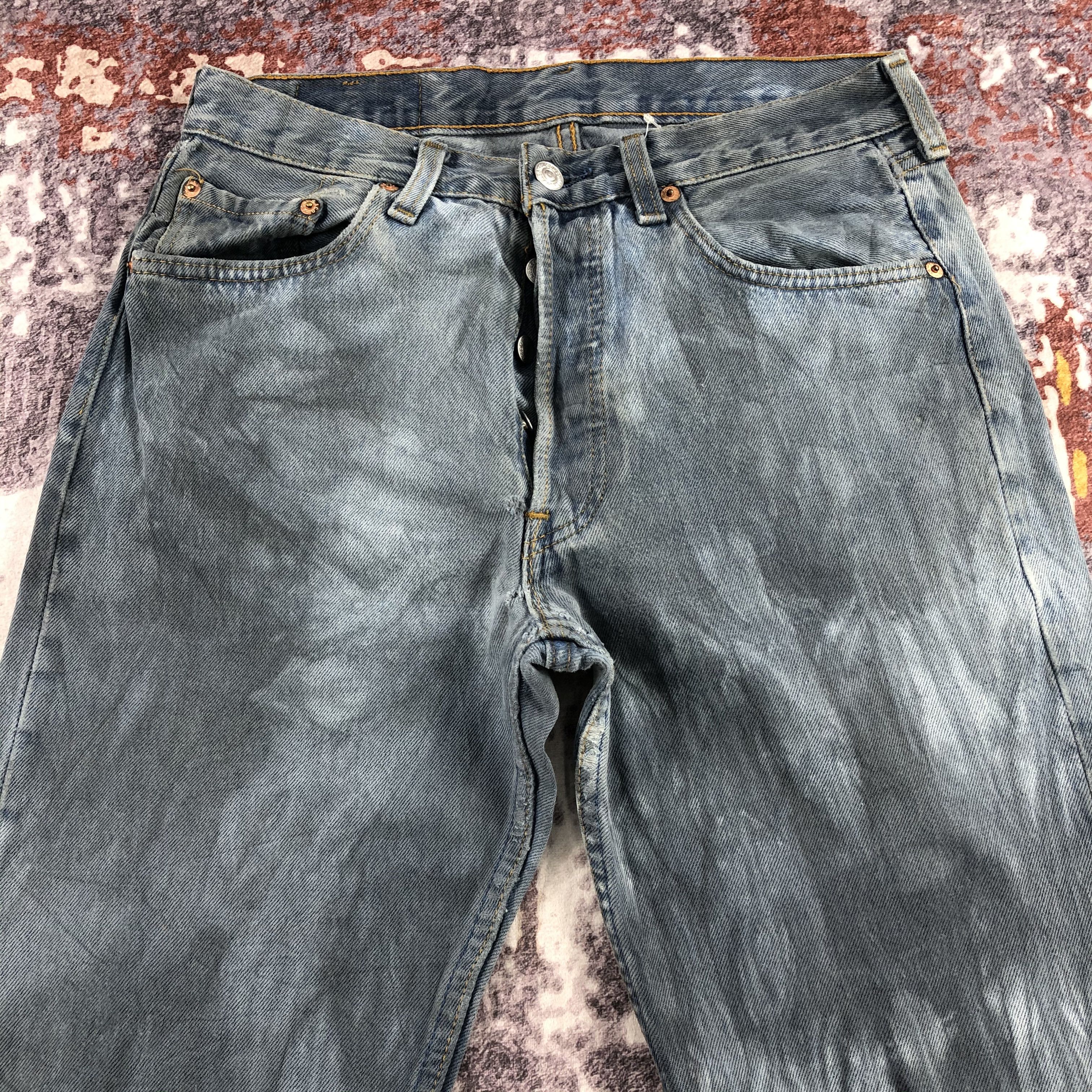 Levi's Vintage 90s Levis 501 Bleached Jeans-JM2186 Size US 29 - 3 Thumbnail
