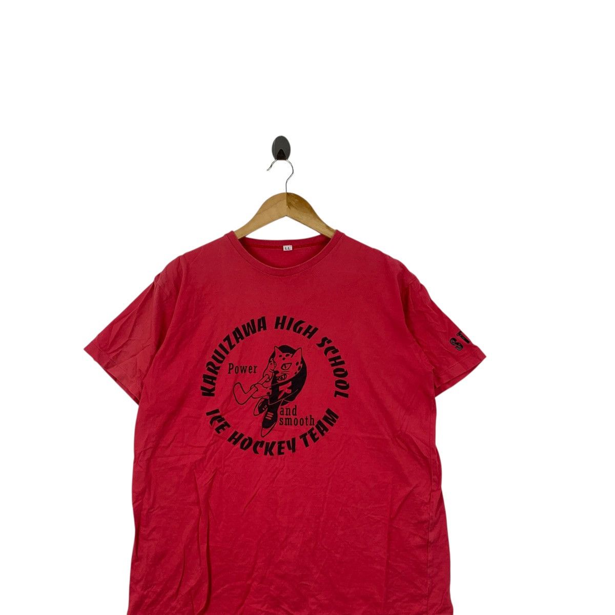 Vintage Vintage 90s KARUIZAWA HIGH SCHOOL Ice Hockey Team Tee Shirt Size US L / EU 52-54 / 3 - 2 Thumbnail