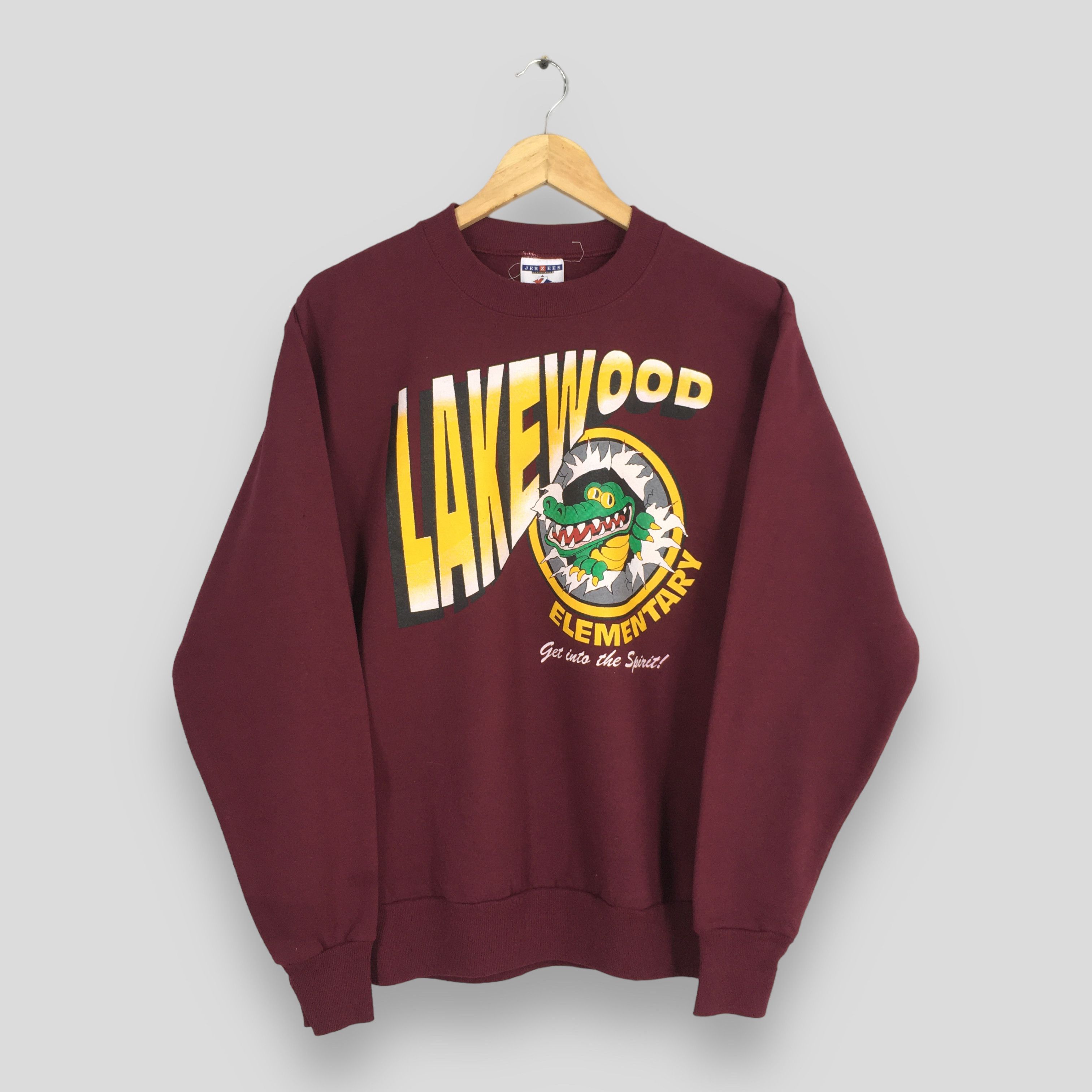 Jerzees Vintage 90s Lakewood Elementary School Sweatshirts Small Size US S / EU 44-46 / 1 - 1 Thumbnail