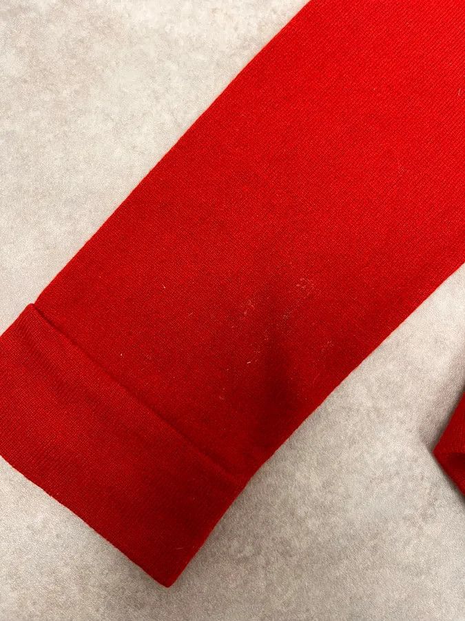 Ann Demeulemeester Ann Demeulemeester Buttoned Red Turtleneck Sweater Size US M / EU 48-50 / 2 - 10 Thumbnail