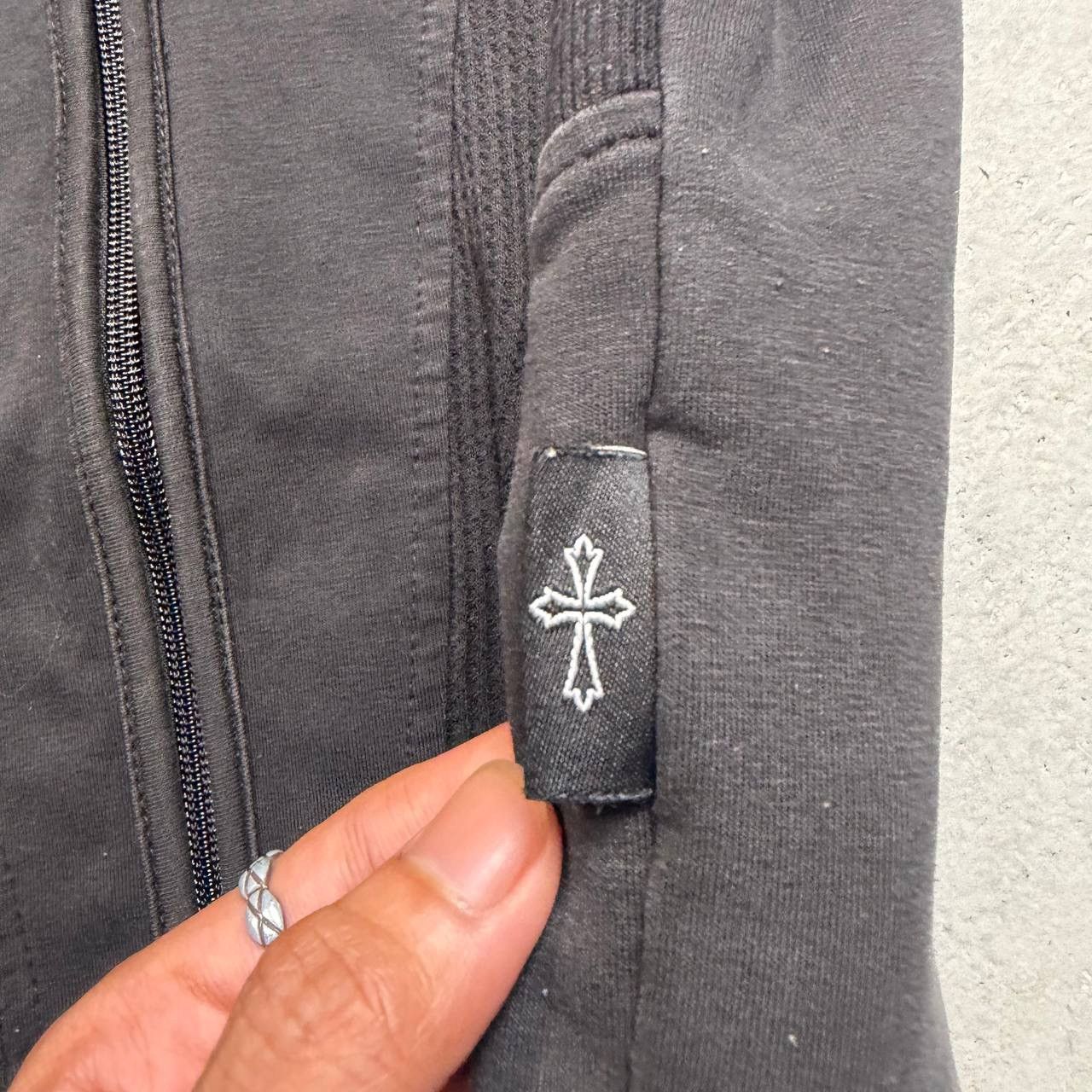 Beauty Beast 2000s OZZ CROCE Archive Gothic Zip Hoodie Size US M / EU 48-50 / 2 - 14 Thumbnail