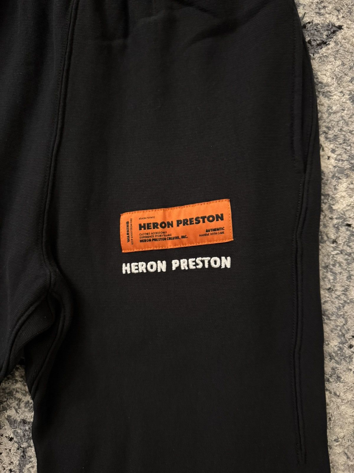 Heron Preston Heron Preston Logo Patch Elasticated-Waist Track Pants NEW Size US 31 - 3 Thumbnail