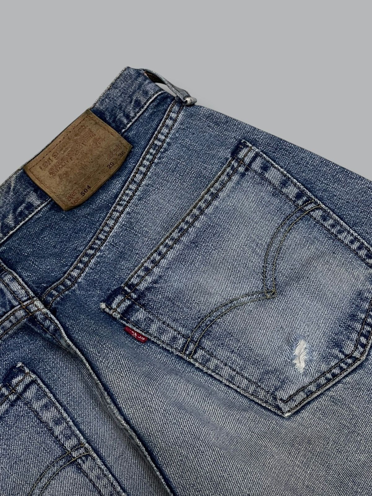 Levi's Vintage Clothing Vintage 1990s Designer Levis 504 Super Clean Regular Denim Size US 29 - 15 Thumbnail