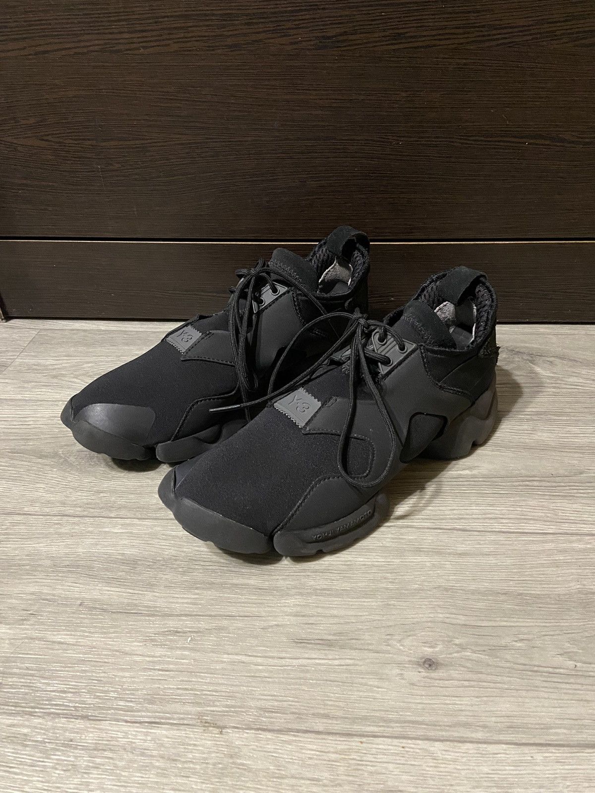 Y-3 Y-3 by Yohji Yamamoto KOHNA Sneakers Black Neoprene Shoes Size US 8.5 / EU 41-42 - 3 Thumbnail