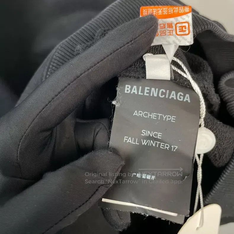 Balenciaga Balenciaga Black Hoodie Size US M / EU 48-50 / 2 - 8 Thumbnail