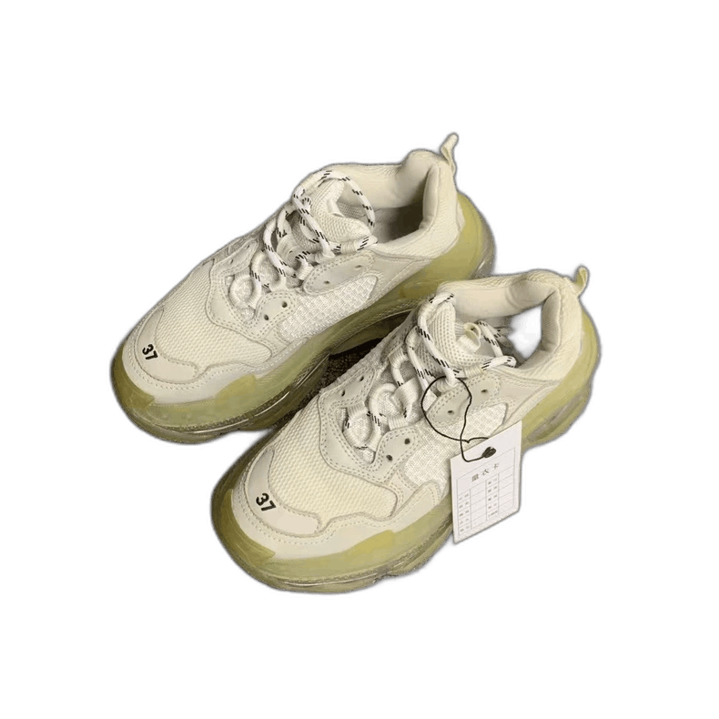 Balenciaga Balenciaga latest pure white air-cushioned triples Size US 5 / EU 37 - 1 Thumbnail