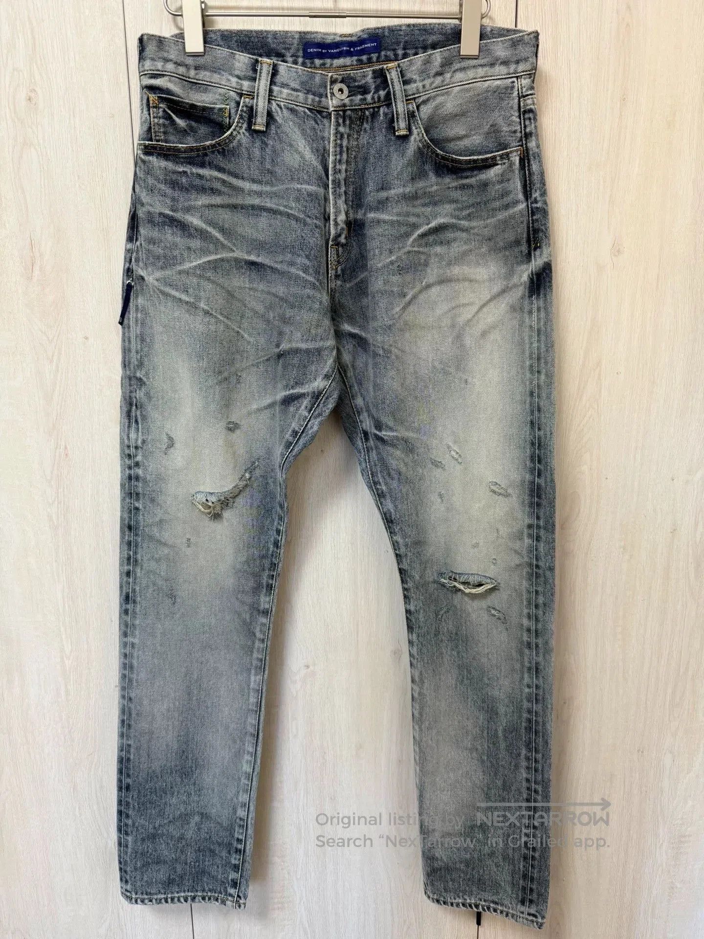 Vanquish denim by vanquish & fragment men's jeans. Size US 34 / EU 50 - 1 Thumbnail