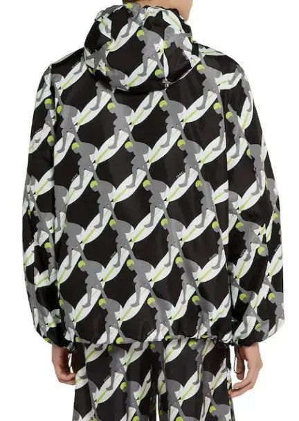 Gucci o1la5ras0426 Printed Technical Poplin Zip Jacket Size US L / EU 52-54 / 3 - 3 Thumbnail