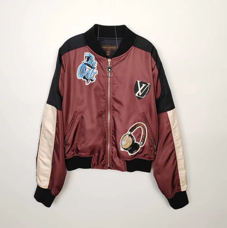 Louis Vuitton Louis Vuitton Burgundy Cotton Women's Jacket 0089 Size M / US 6-8 / IT 42-44 - 1 Thumbnail