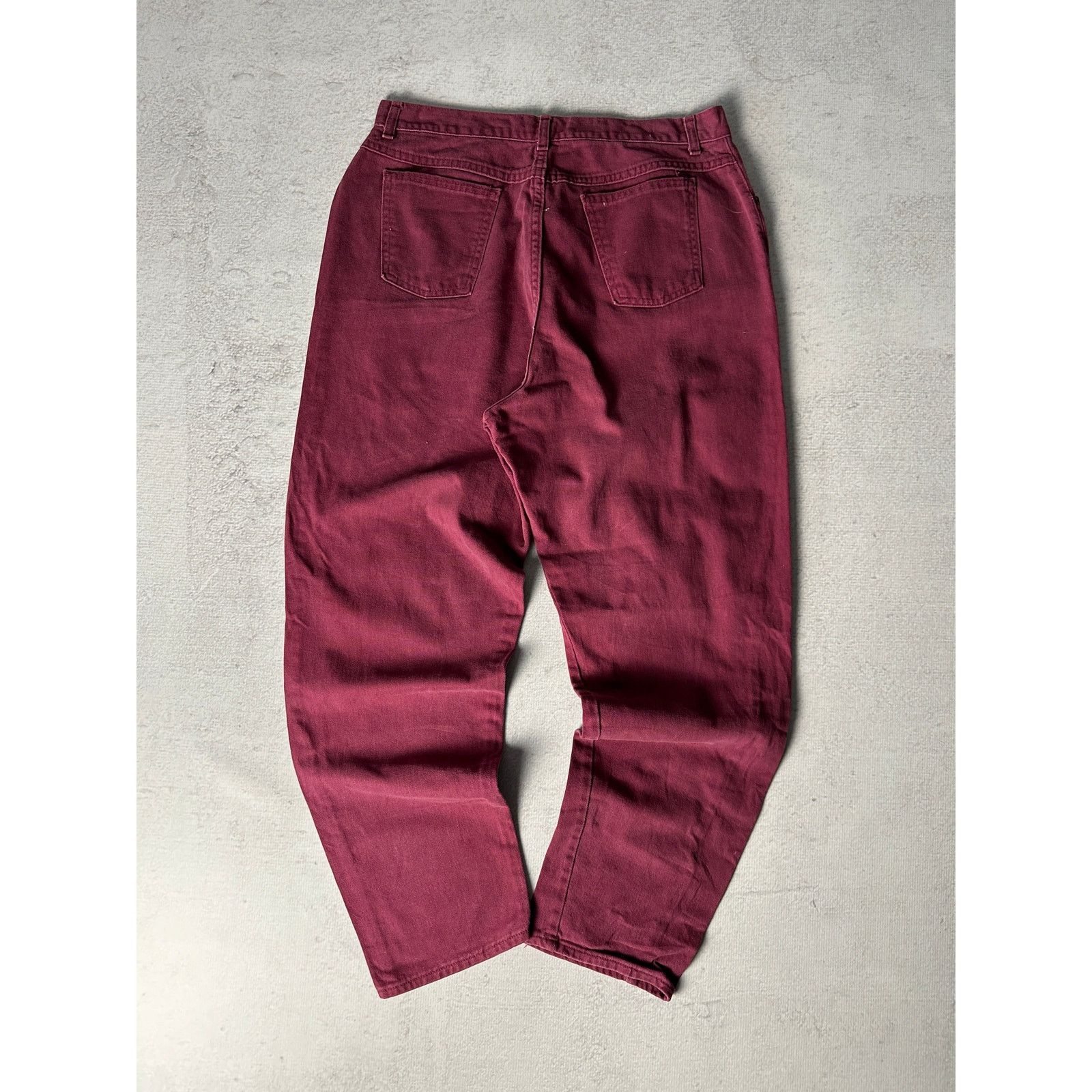 The Unbranded Brand Vintage Red Jeans For Women - Pre-Owned Bottoms 35W30L Size 40" / US 18 - 2 Thumbnail