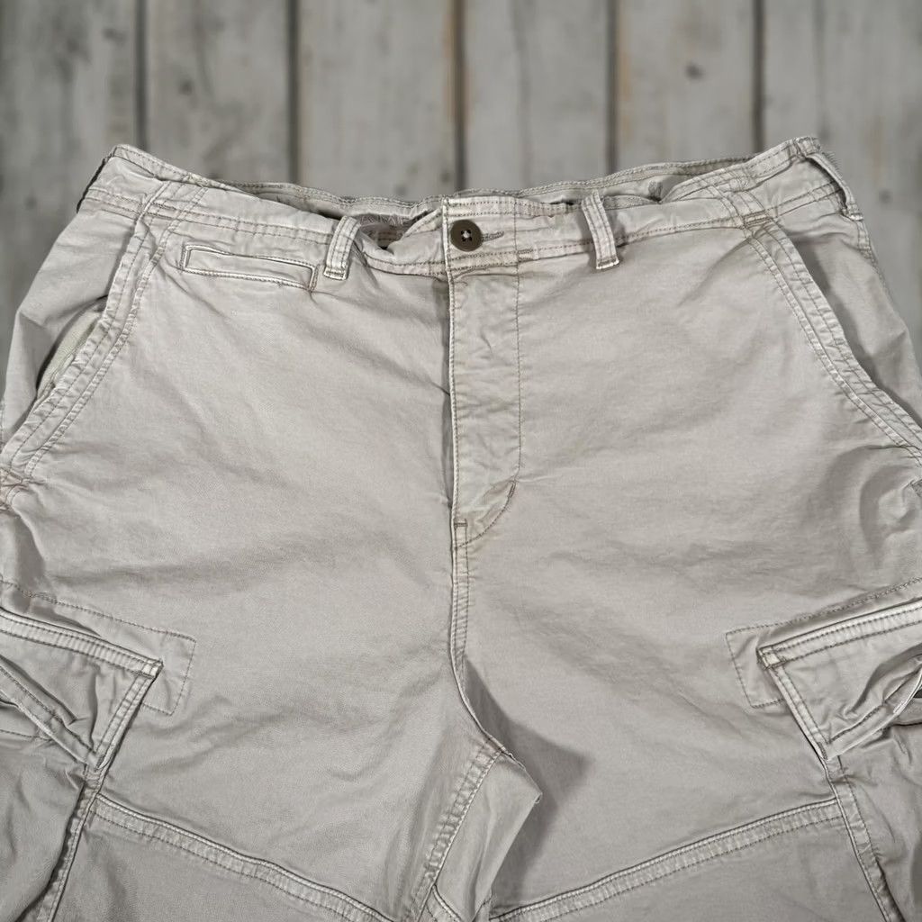 American Eagle Outfitters American Eagle Shorts Mens 34 Khaki Cargo Flex Stretch Military Loose Fit Preppy Size US 34 / EU 50 - 1 Thumbnail