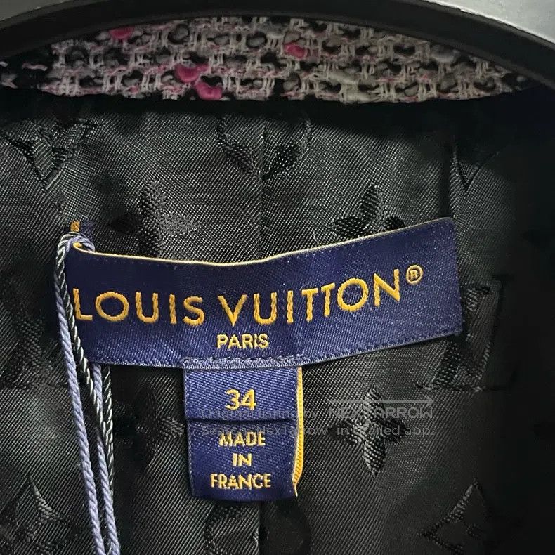 Louis Vuitton Louis Vuitton Purple Logo Full One-Button Long-Sleeve Blaz Size XXS / US 00 / IT 34 - 2 Thumbnail
