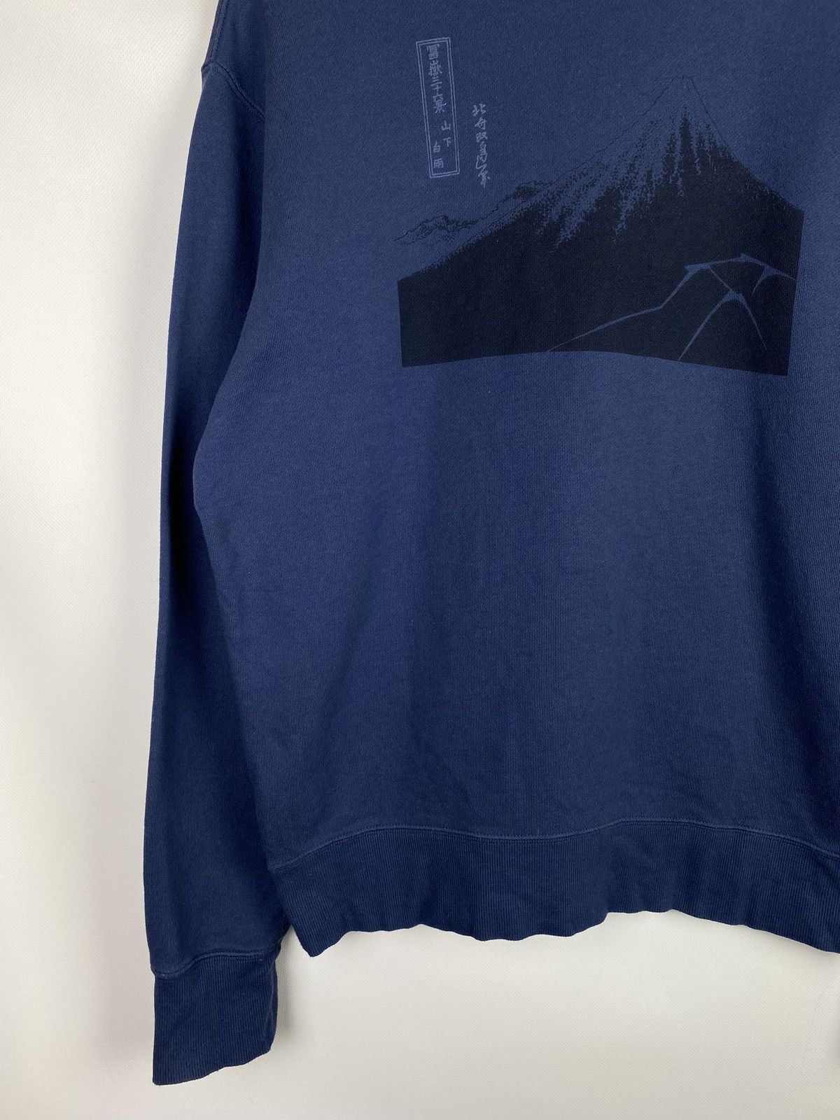 Japanese Brand × Uniqlo Uniqlo Hokusai Blue Japanese style sweatshirt pullover Size US M / EU 48-50 / 2 - 21 Thumbnail