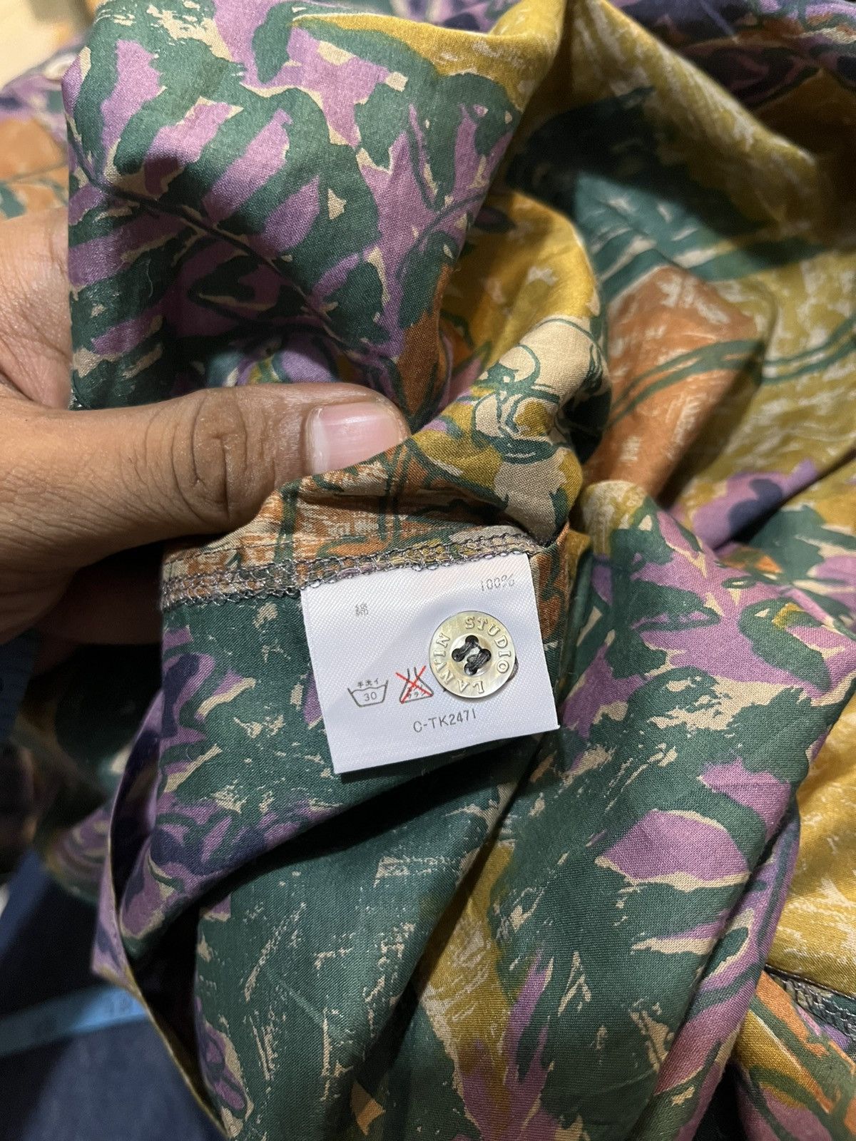 Lanvin Lanvin studio pattern shirt /hermes/versace/dior/prada/ Size US M / EU 48-50 / 2 - 13 Thumbnail