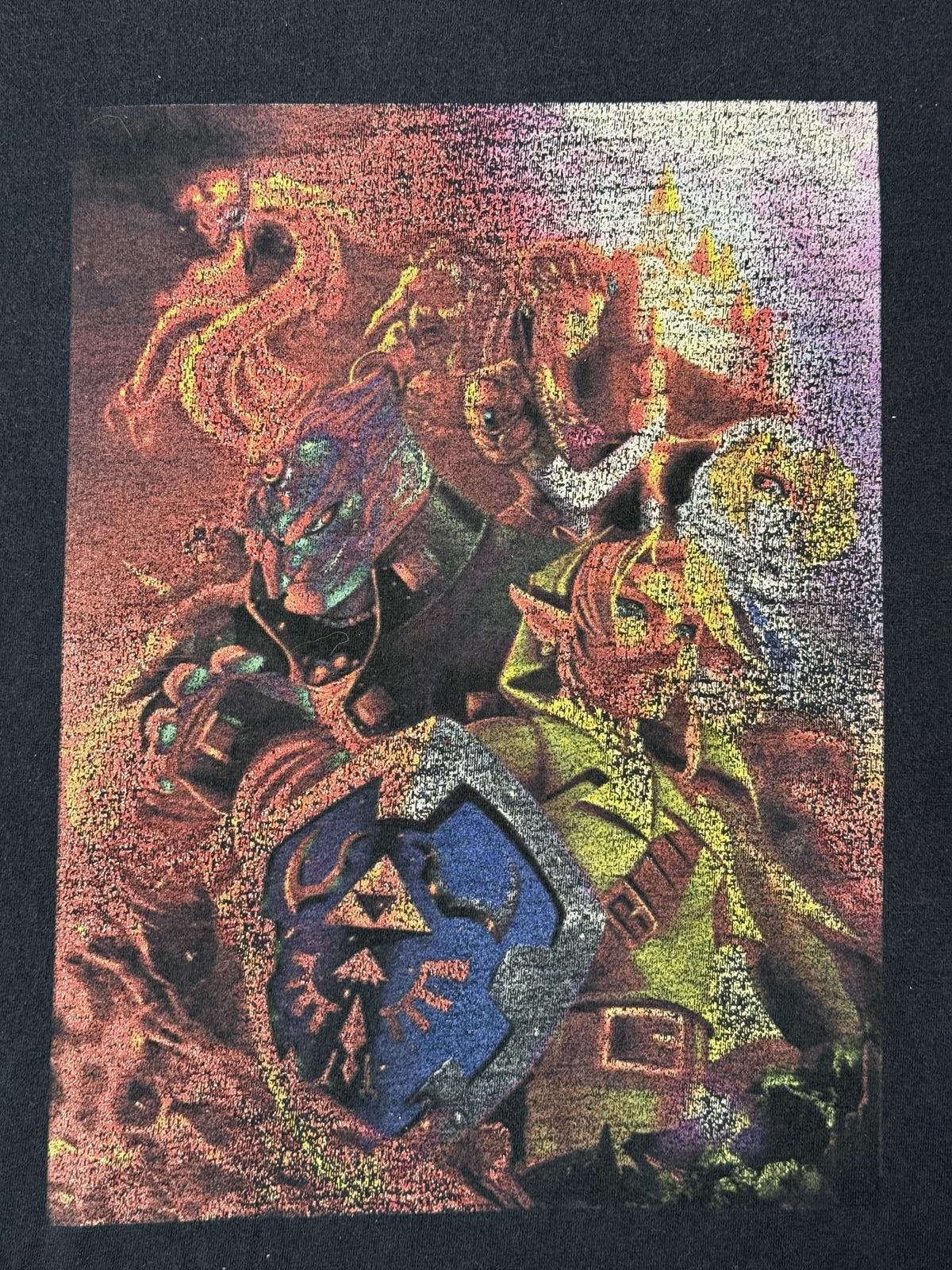 Fruit Of The Loom Legend of Zelda T-shirt Video Game Cover Distressed Tee 2XL Size US XXL / EU 58 / 5 - 3 Thumbnail