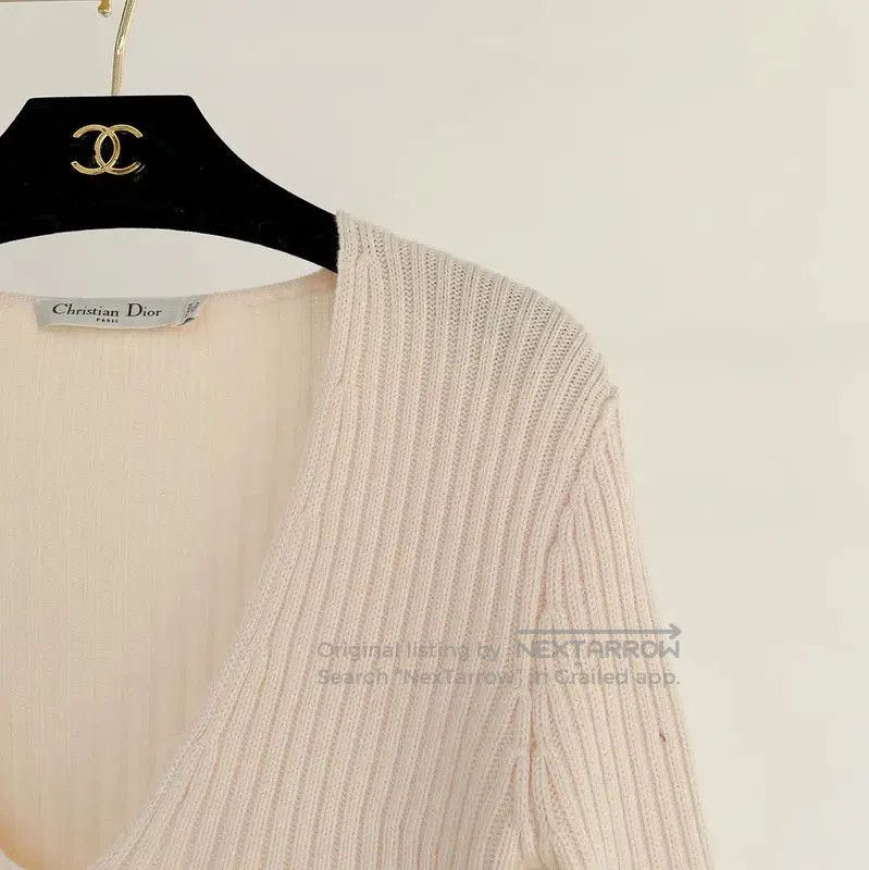 Dior Dior Beige Wool Long Sleeve Sweater . Size XS / US 0-2 / IT 36-38 - 3 Thumbnail