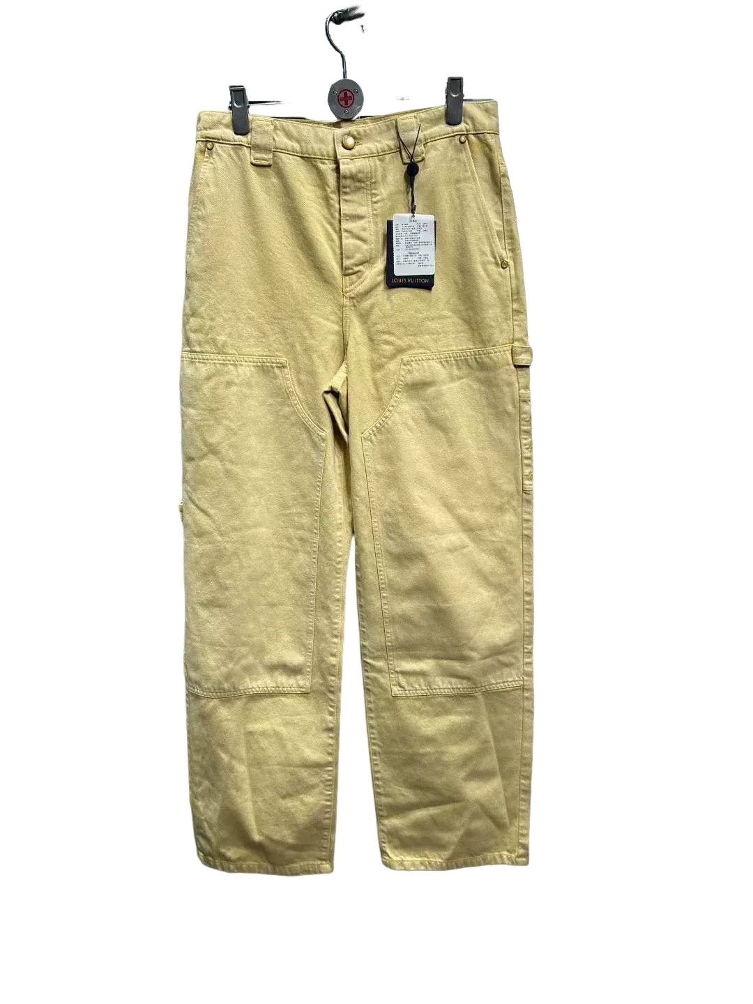 Louis Vuitton Louis Vuitton Embossed Logo Carpenter Jeans 29 Size US 29 - 1 Thumbnail