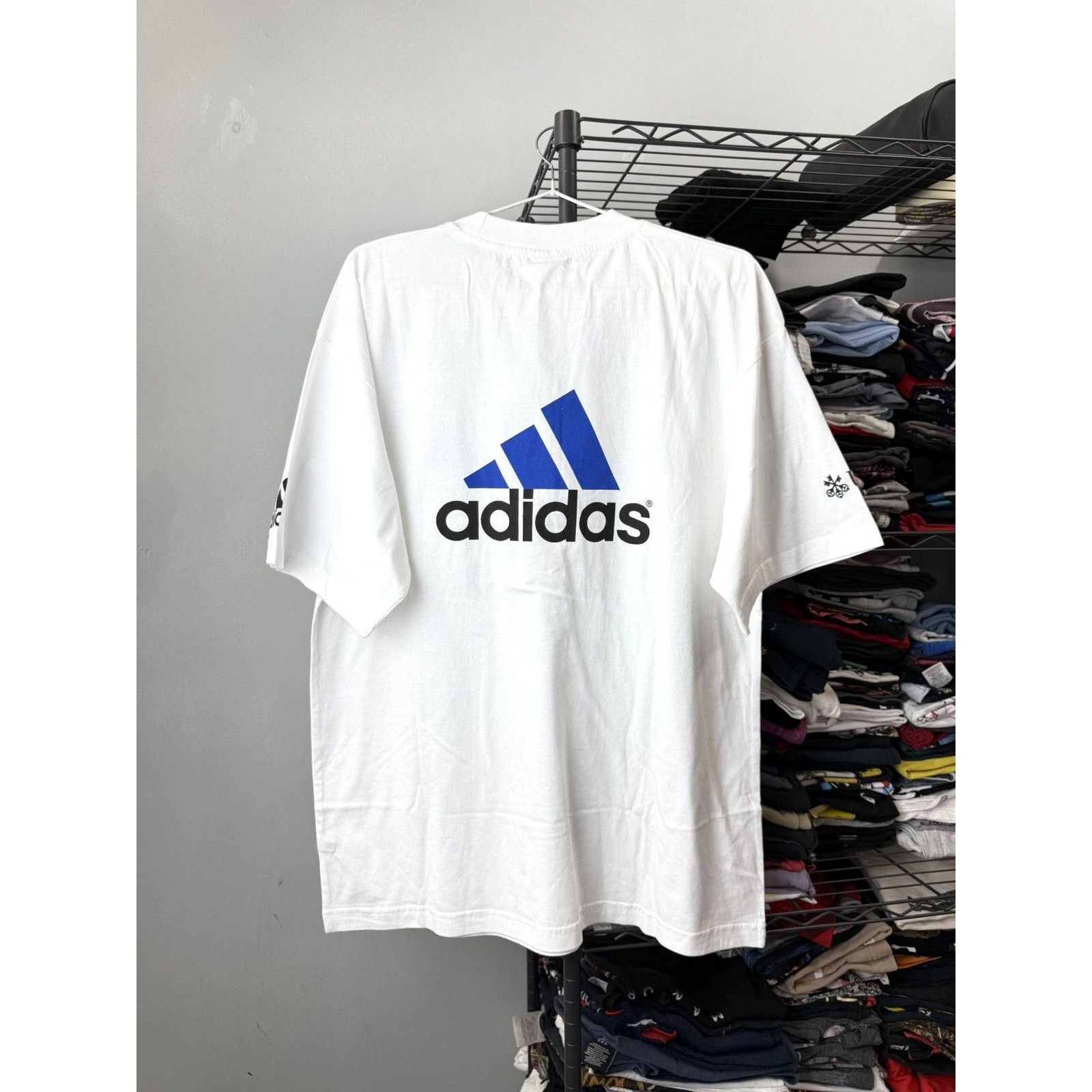 Adidas 💥Rare! Vintage 90’s Adidas Marathon T Shirt Retro Size US M / EU 48-50 / 2 - 2 Thumbnail