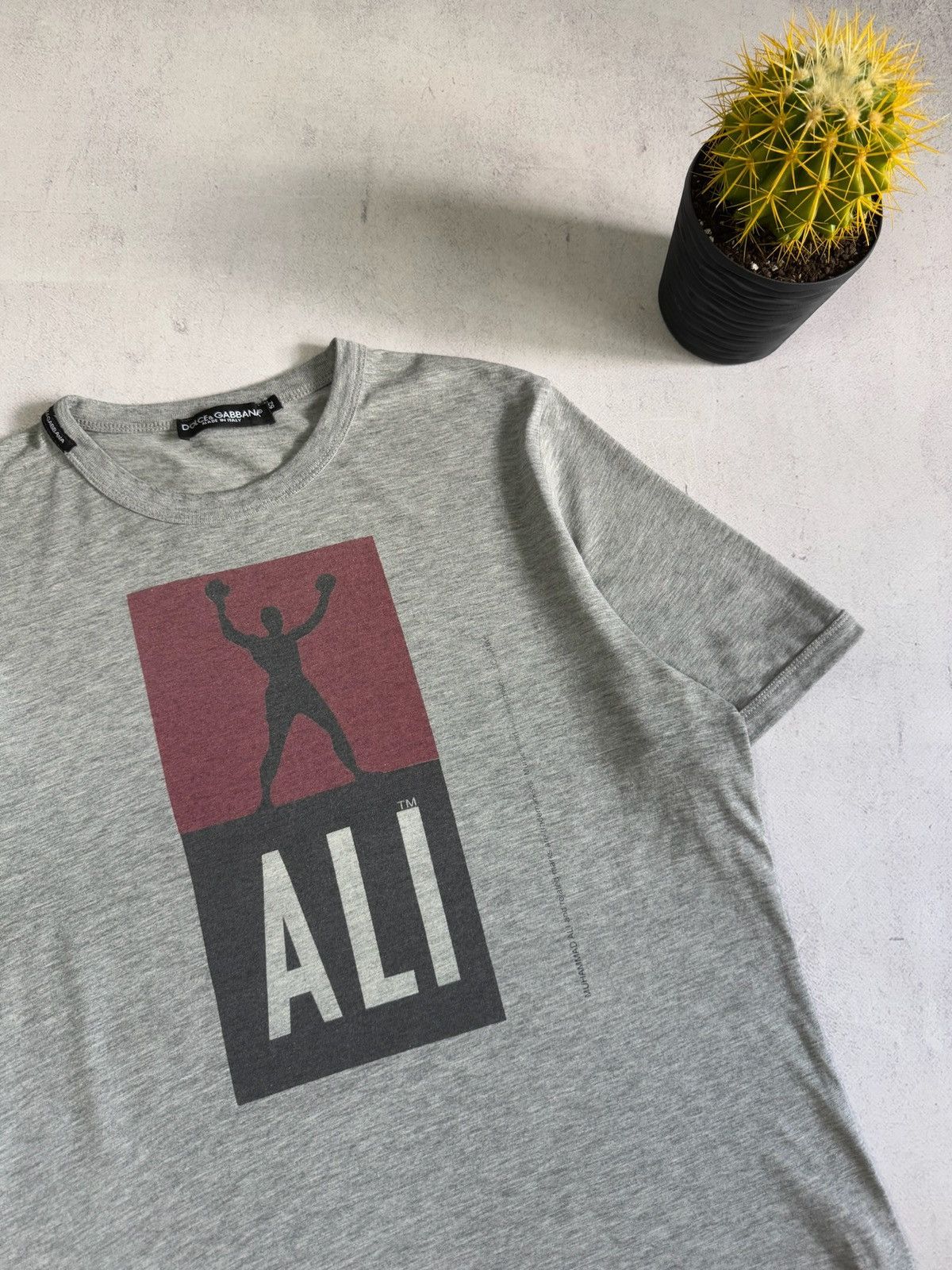 Dolce & Gabbana Rare Dolce Gabbana Mohammad Ali T Shirt Tee Big Logo Mens Size US L / EU 52-54 / 3 - 3 Thumbnail