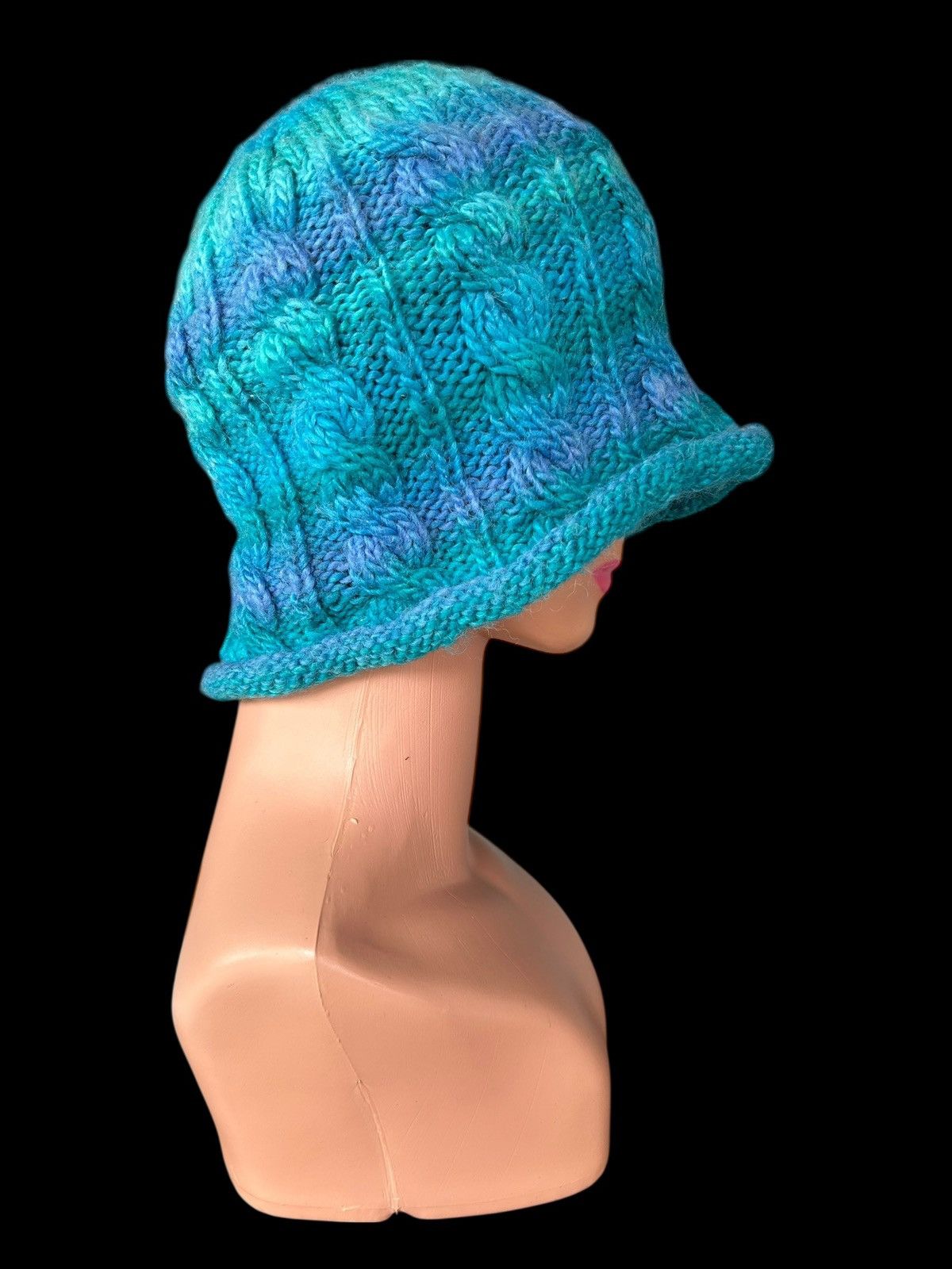 Kapital Crochet Knitted Handmade Hairy Beanie Hats Size ONE SIZE - 2 Thumbnail