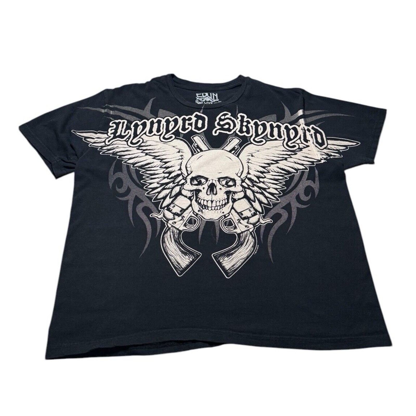 EDUN Y2K Grunge Lynyrd skynyrd Size Large Punk Skater Type Skull Size US L / EU 52-54 / 3 - 1 Thumbnail