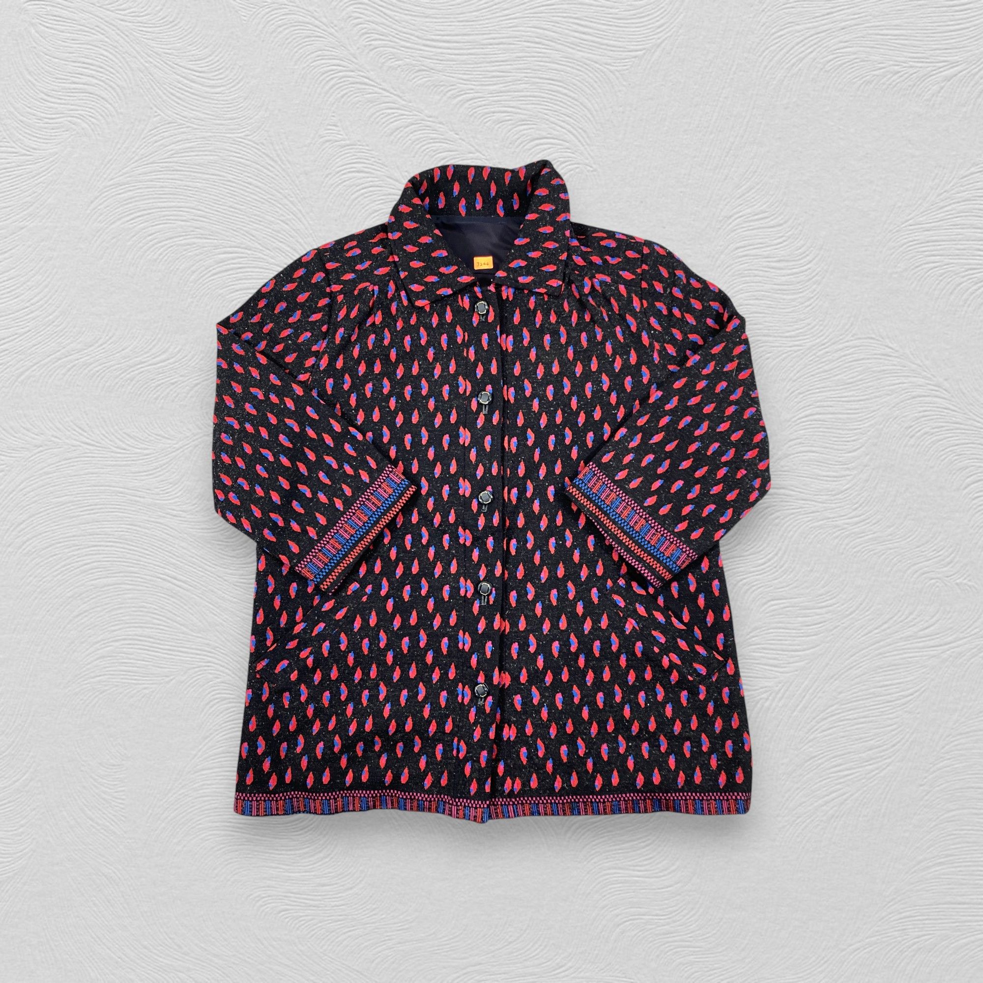 Japanese Brand Vintage Japanese Style Black Red Dotted Design -J266 Size US M / EU 48-50 / 2 - 3 Thumbnail