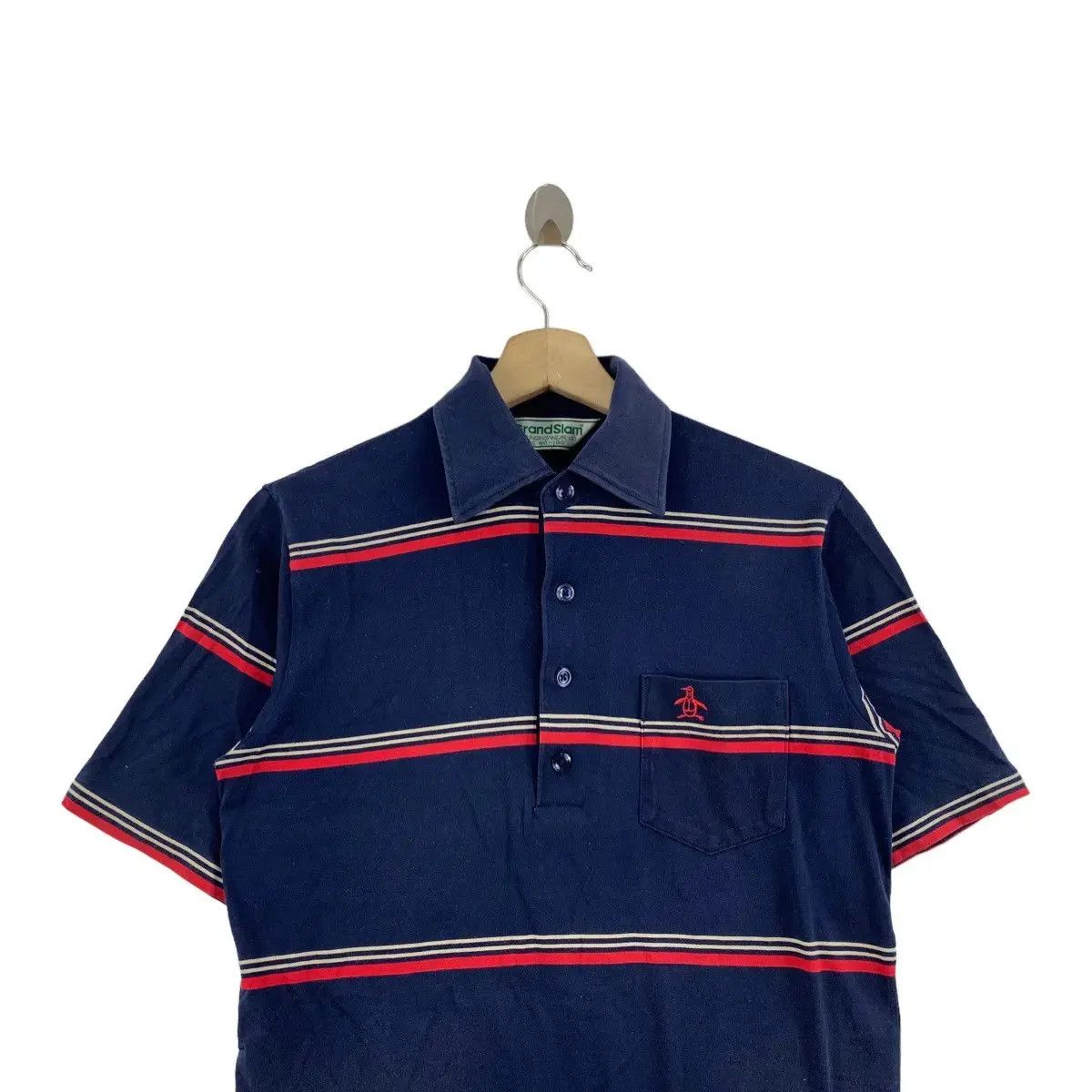 Grand Slam Vintage 80’ GRAND SLAM MUNSINGWEAR Polo Tee Shirt Stripped Size US S / EU 44-46 / 1 - 2 Thumbnail