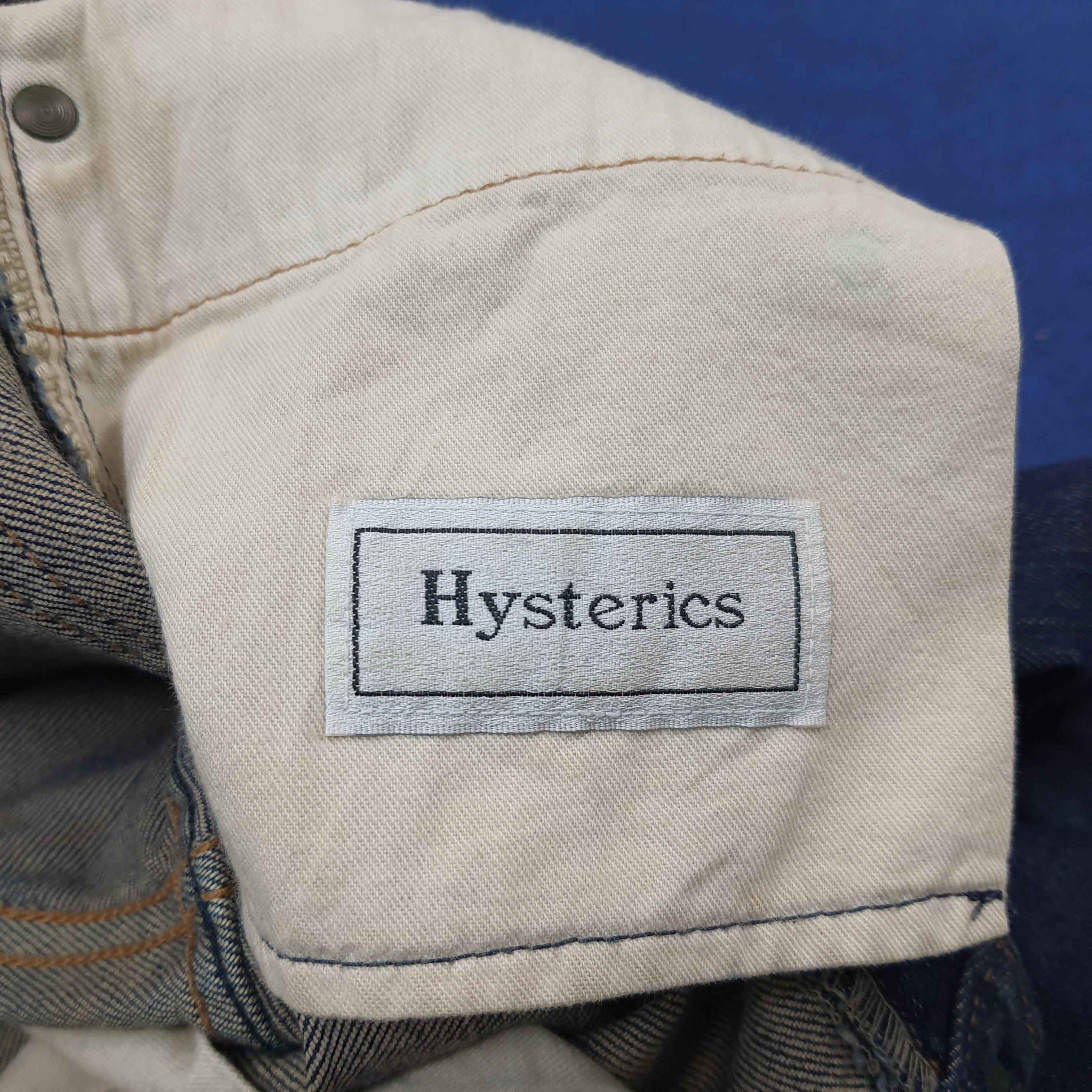 Hysteric Glamour Vintage Hysterics Raiders Custom Iconic Logo Jeans C272N6 Size 27" / US 4 / IT 40 - 10 Thumbnail