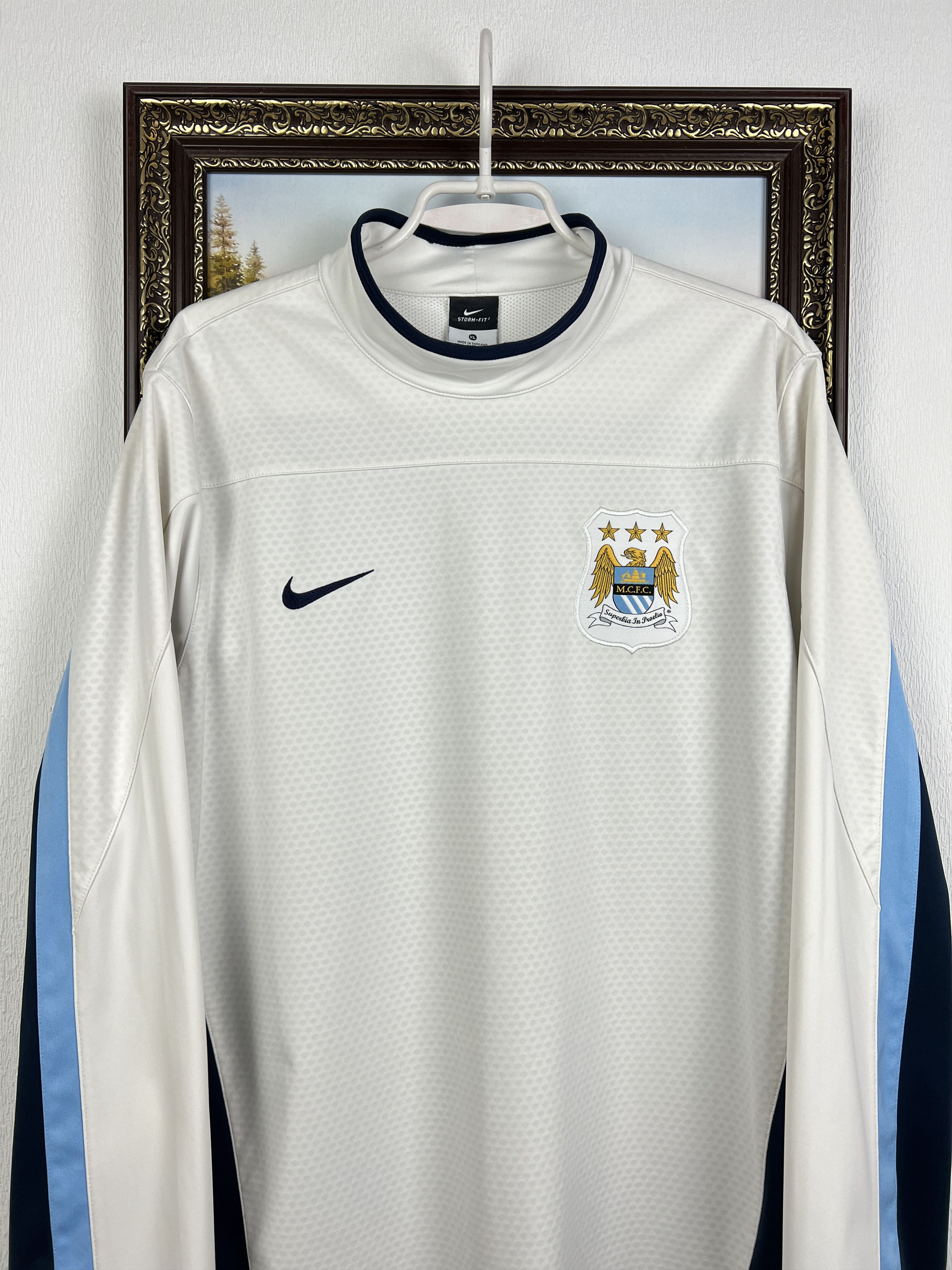 Nike Manchester City Football Train Sweatshirt Soccer Track Top Size US XL / EU 56 / 4 - 2 Thumbnail