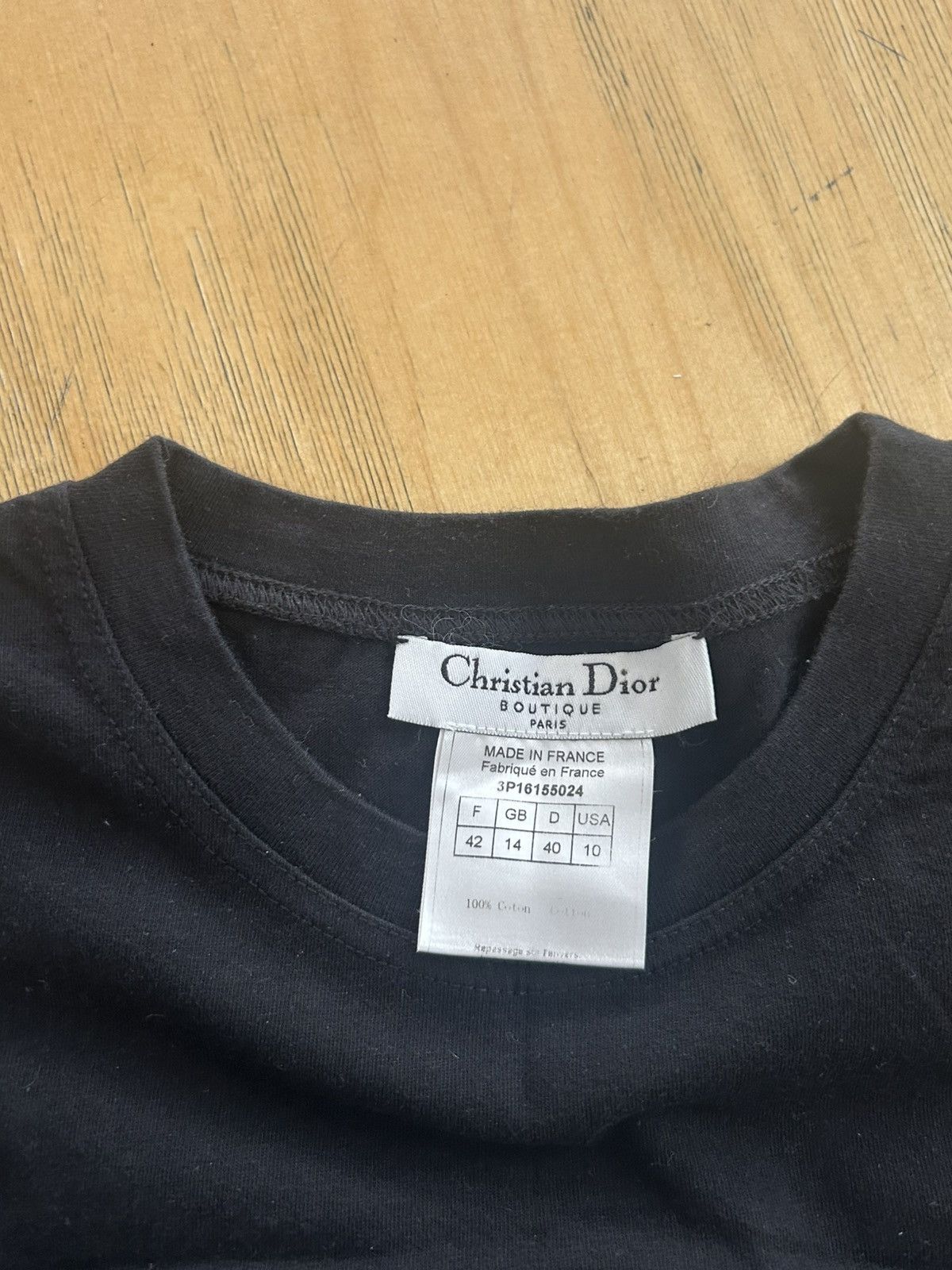 Dior Dior T-Shirt Jean Size 38/40 [Vintage – Preloved – SS2003] Size US S / EU 44-46 / 1 - 4 Thumbnail