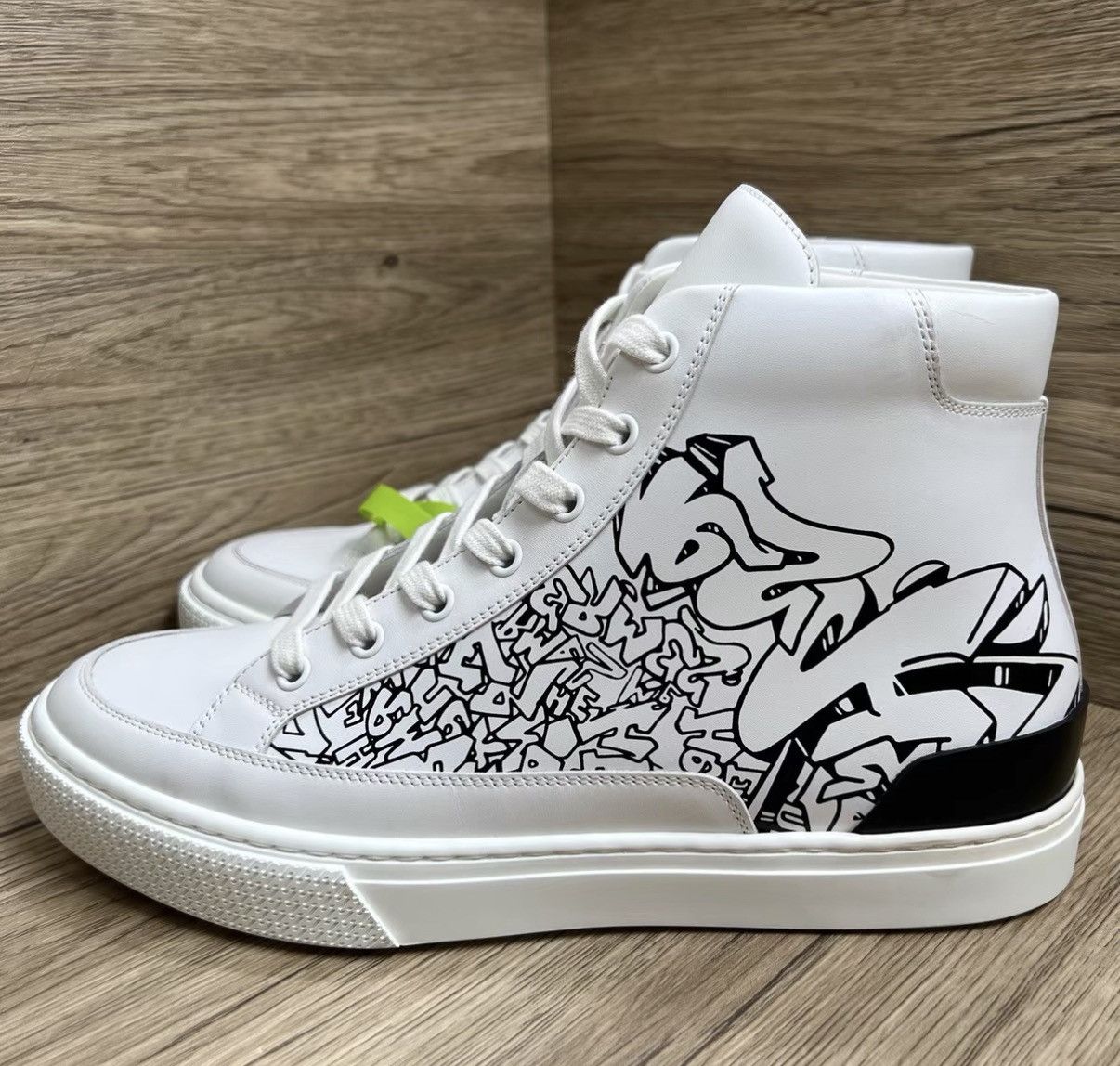 Hermes Hermès District Graffiti High-top Sneakers J41 Size US 7.5 / EU 40-41 - 1 Thumbnail
