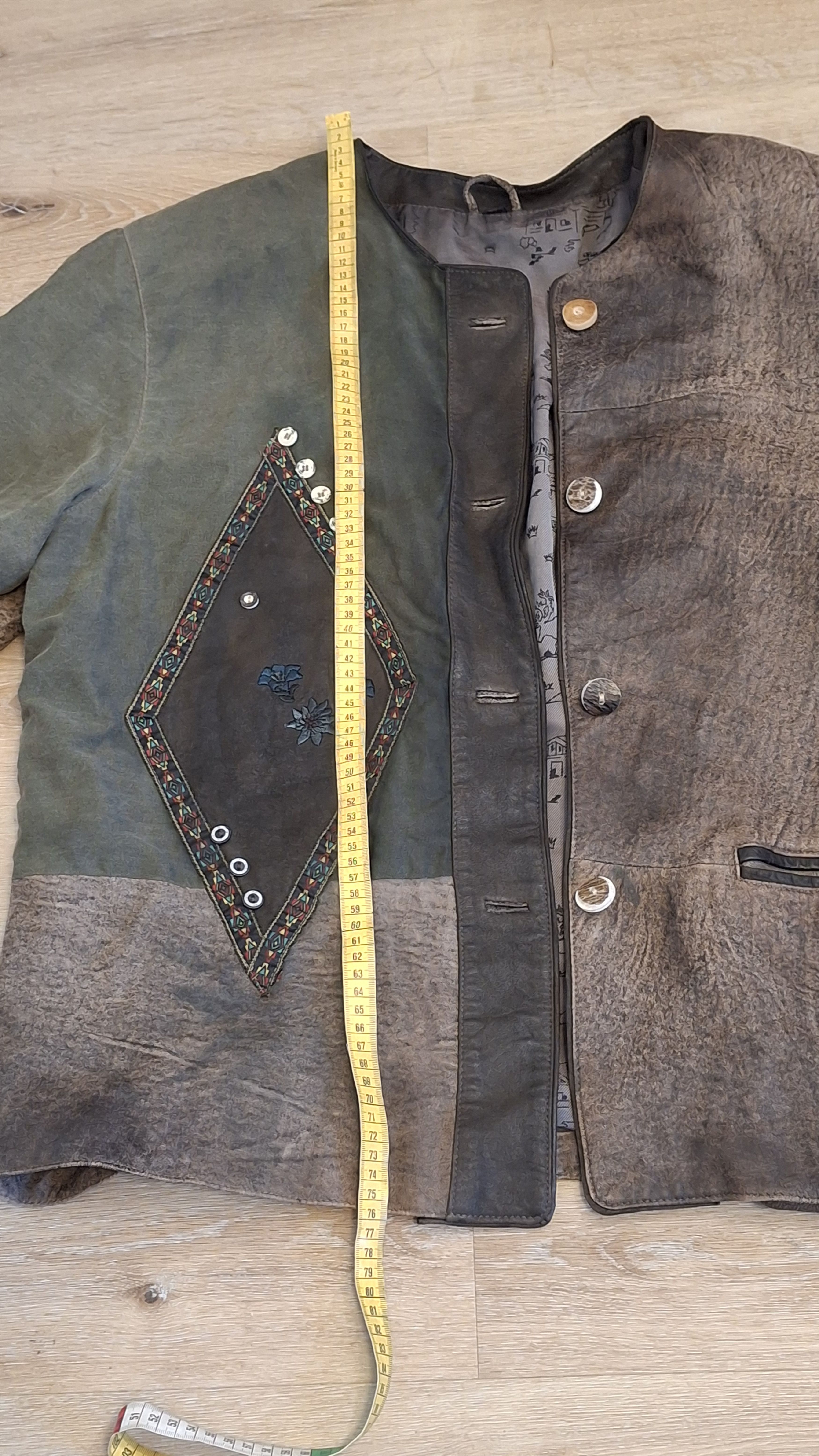Vintage Vintage Alphorn Lambskin Jacket — Soft & Supple 44(L) Size L / US 10 / IT 46 - 17 Thumbnail