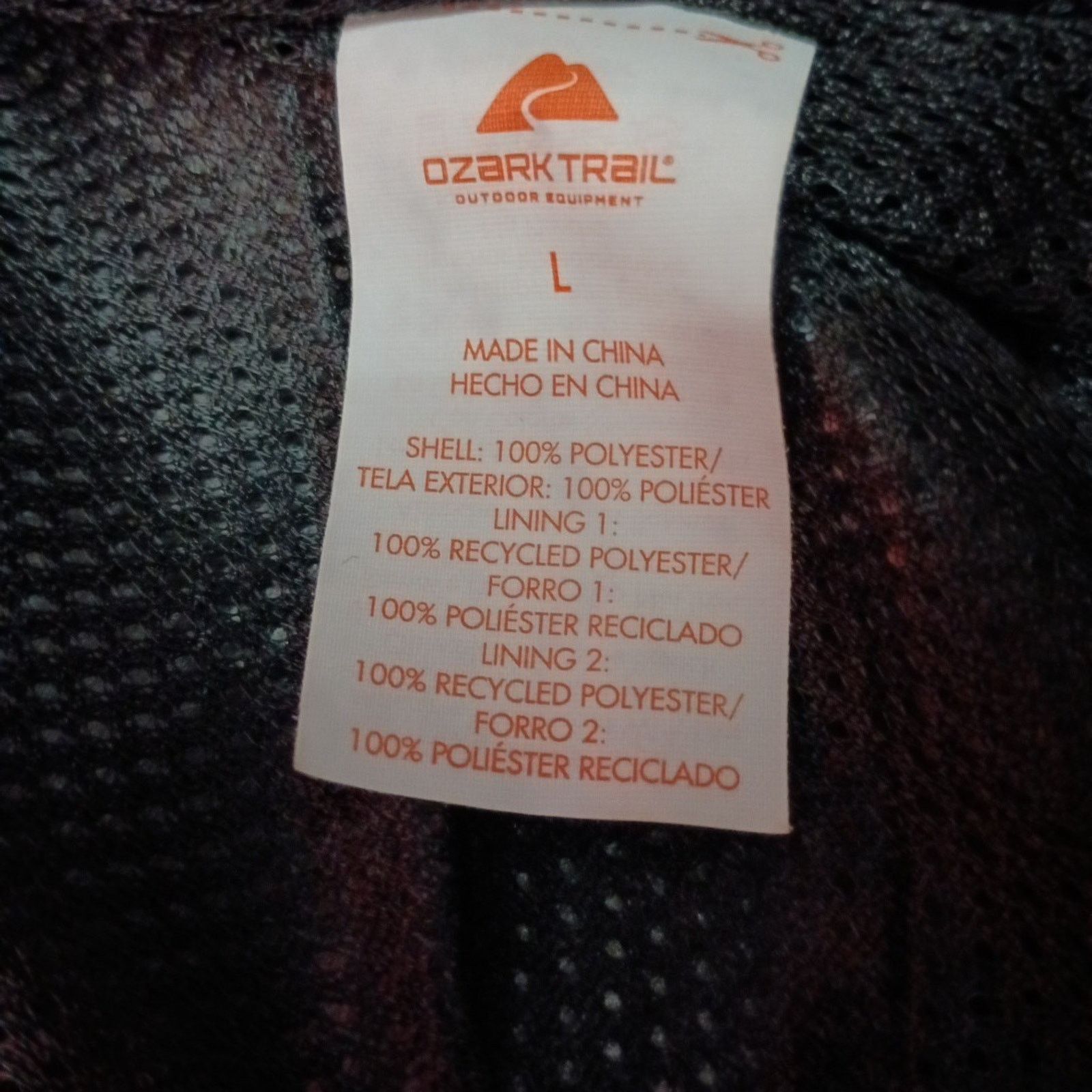 Other Ozark Trail Windbreaker Jacket Men's L Black Zip Pockets Size US L / EU 52-54 / 3 - 7 Thumbnail