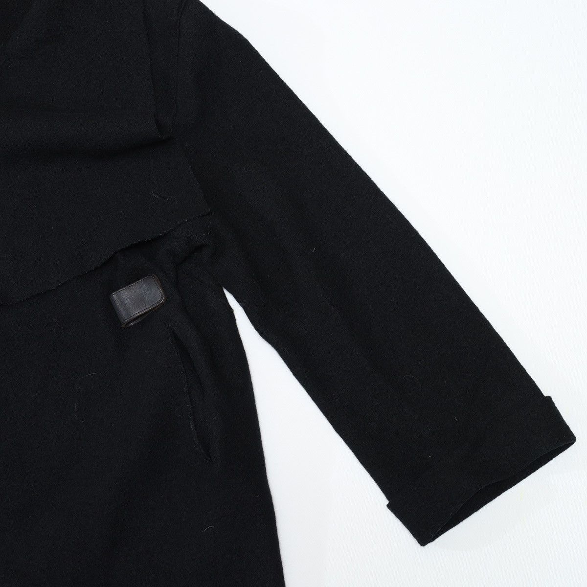 OSKA Oska Oversized Boiled Wool Coat Cape Black Size XL / US 12-14 / IT 48-50 - 8 Thumbnail