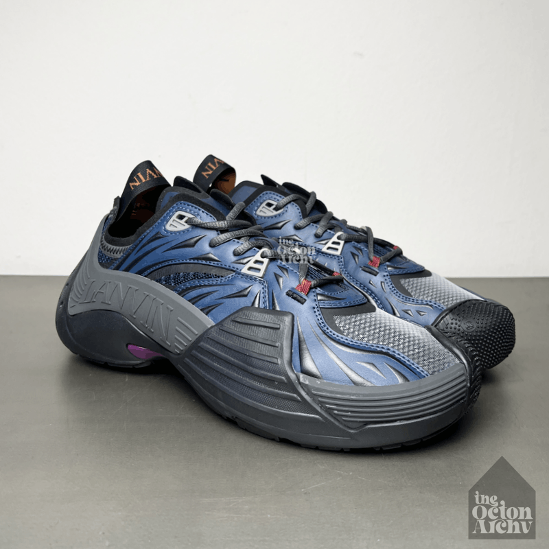 Lanvin Lanvin Flash-X Low Top Sneakers 'Dark Blue' Size US 10 / EU 43 - 1 Thumbnail