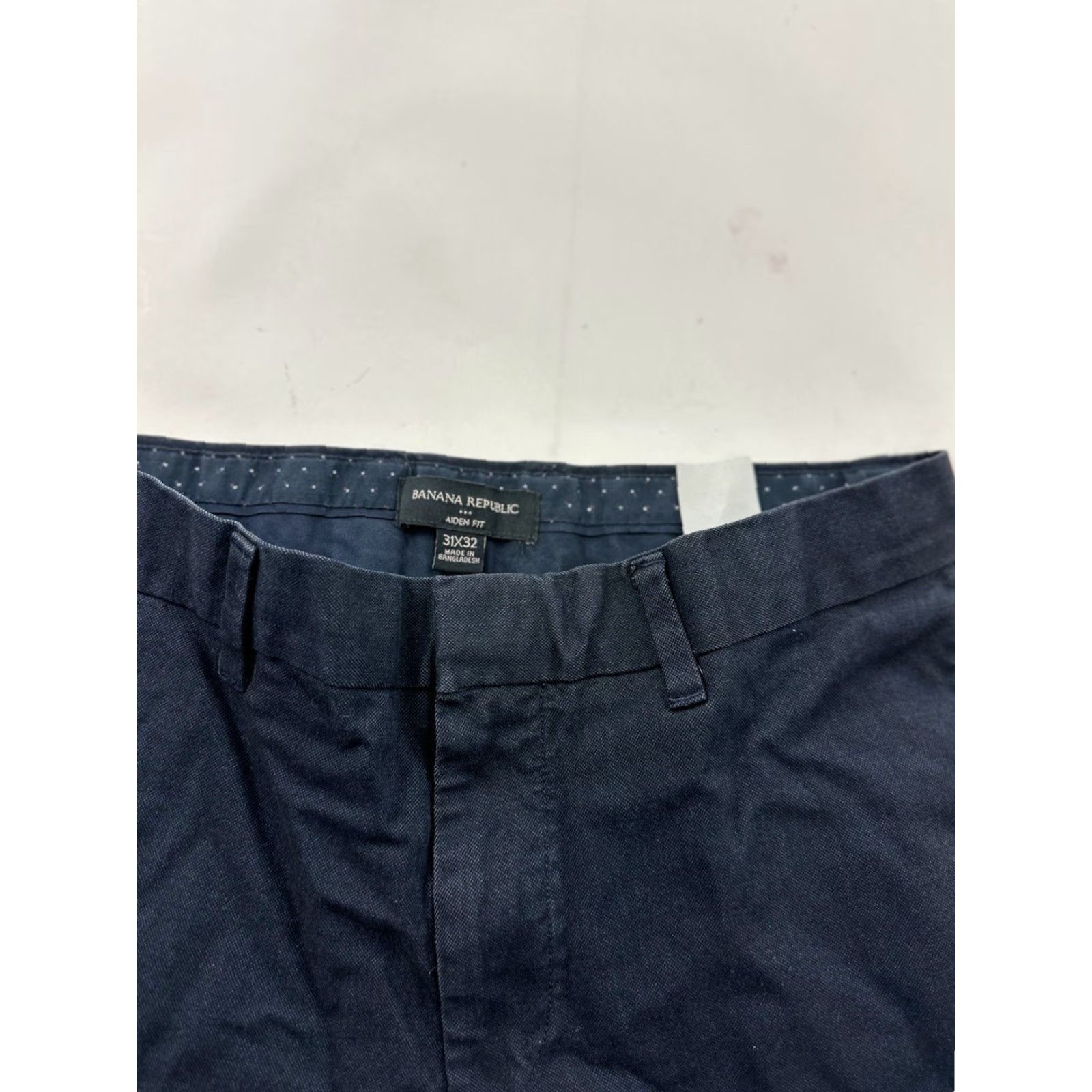 Banana Republic Banana Republic Pants Mens 29x29 Blue Chino Cotton Flat Front Zip Casual Straight Inseam 29 Regular 31x32 Tagged Size Size US 29 - 3 Thumbnail