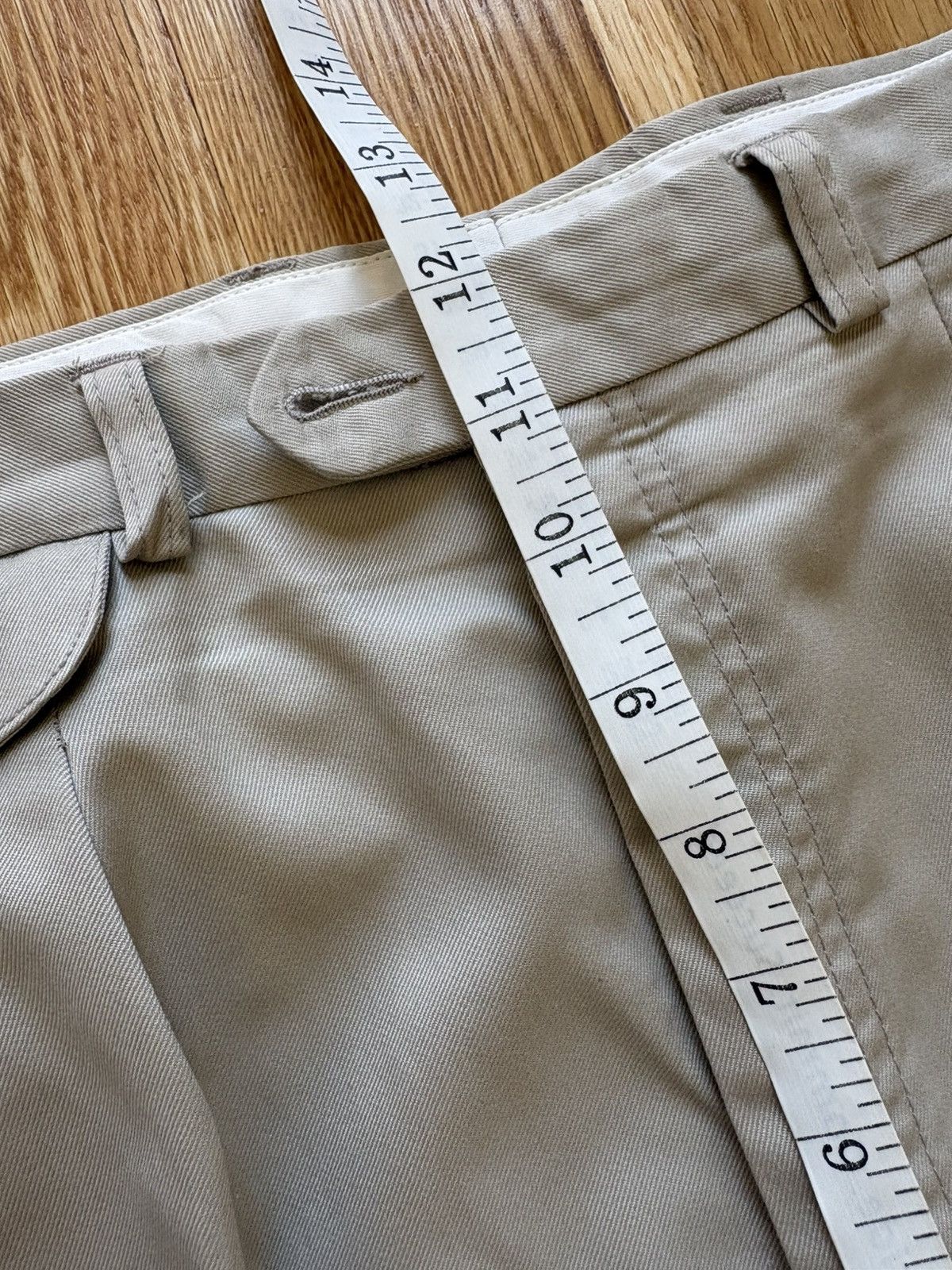 Lacoste Chemise Lacoste Vintage 80s 90s Ivory Tan Chinos Golf 36x31 Size US 36 / EU 52 - 14 Thumbnail