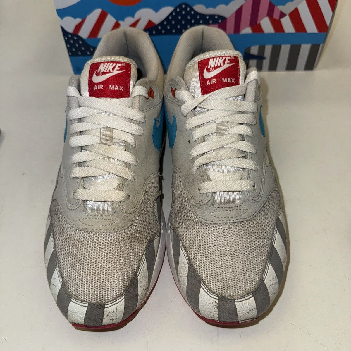 Nike × Parra Size 9 - Nike Parra x Air Max 1 White (AT3057-100) Size US 9 / EU 42 - 4 Thumbnail