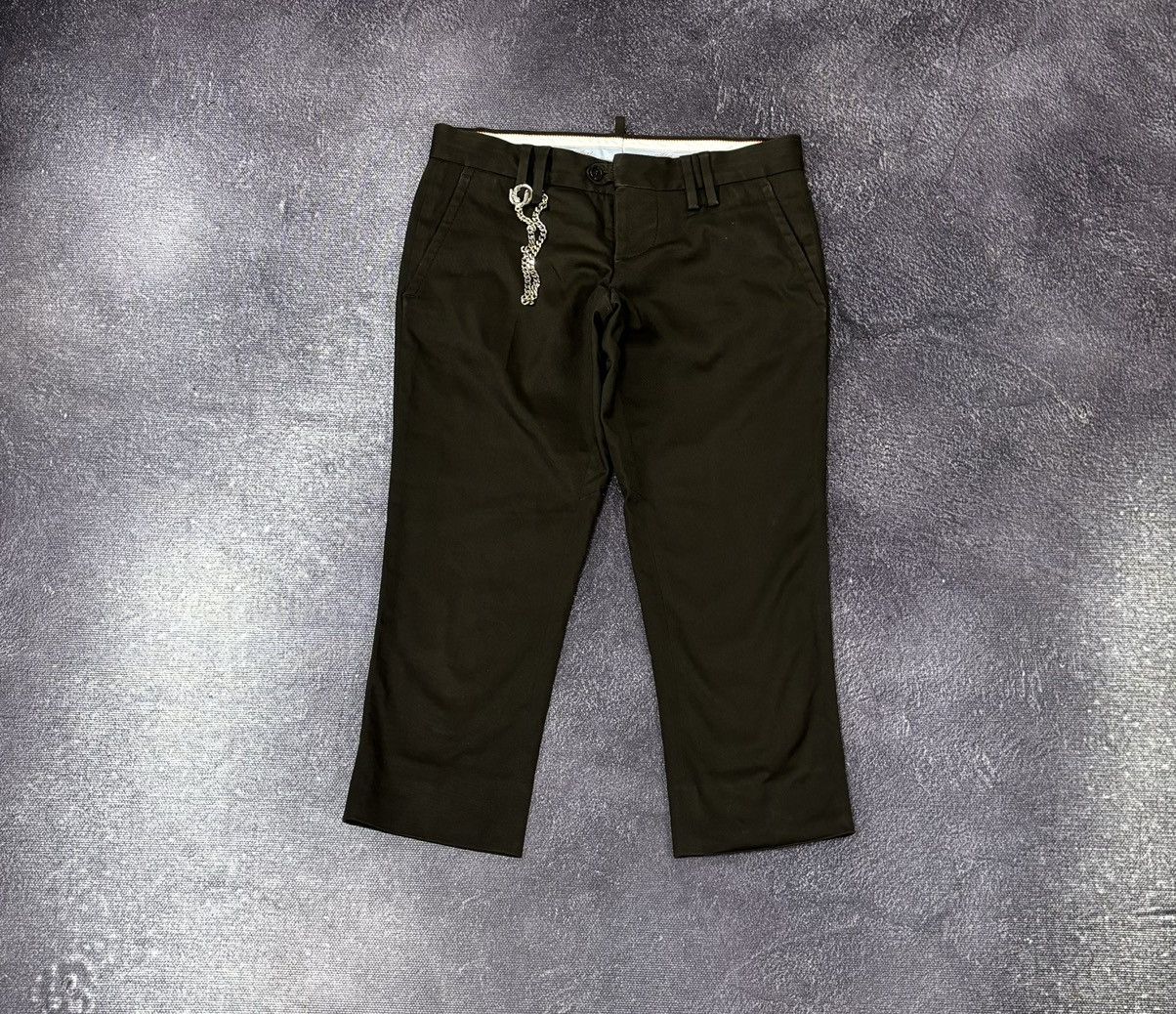 Dsquared2 Dsquared2 Women’s Brown Rare Luxury Cropped Pants Trousers Size 27" / US 4 / IT 40 - 1 Thumbnail