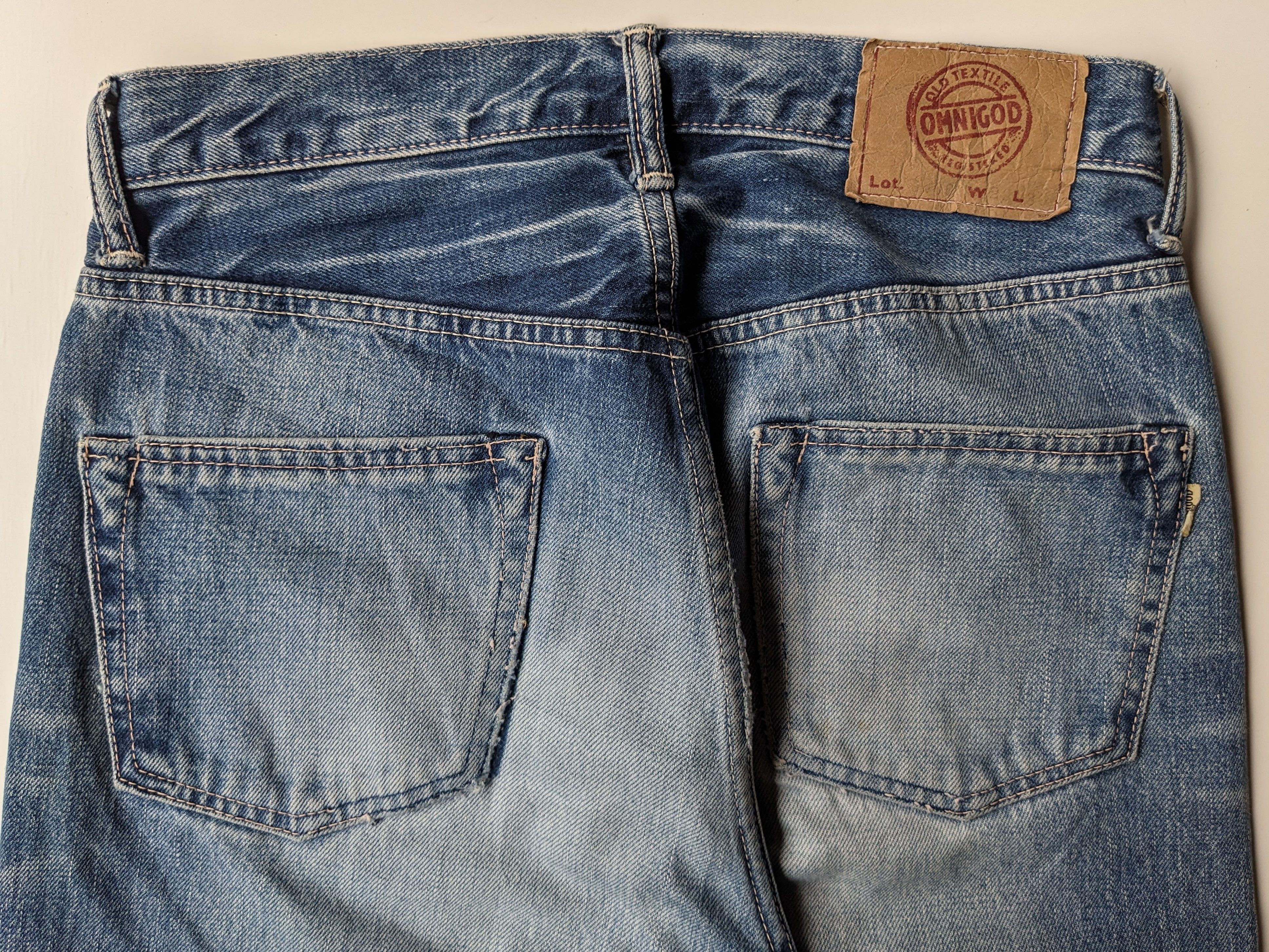 OMNIGOD Omnigod faded selvedge jeans Size US 29 - 7 Thumbnail