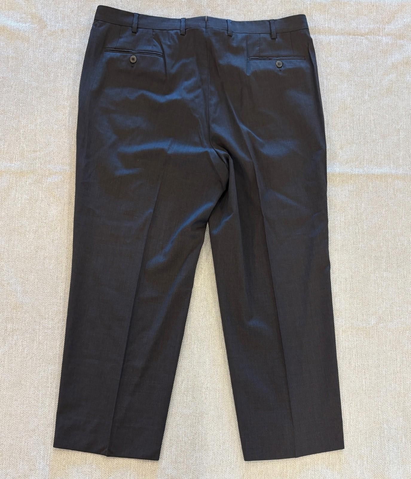 Brioni Brioni Phi Trousers 38R Navy Blue 100% Wool Made in Italy Size US 38 / EU 54 - 3 Thumbnail